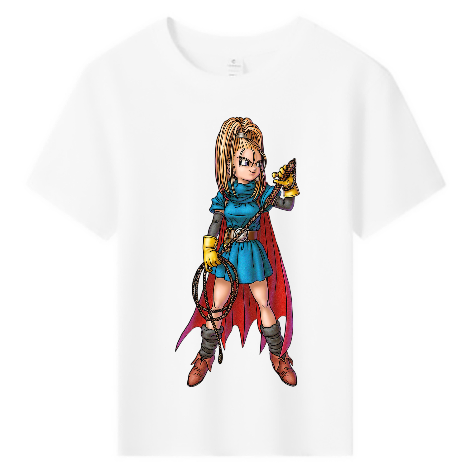 （画像用） ドラゴンクエスト Doragon Kuesuto Dragon Quest 綿100％キッズTシャツ（フロントプリント）