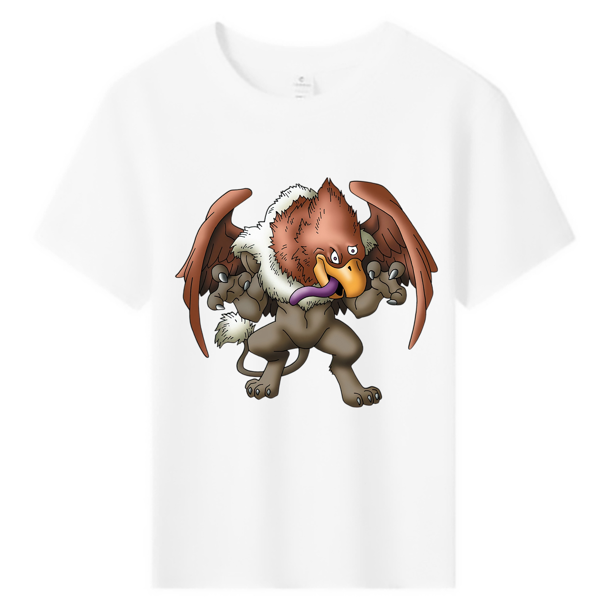 （画像用） ドラゴンクエスト Doragon Kuesuto Dragon Quest 綿100％キッズTシャツ（フロントプリント）