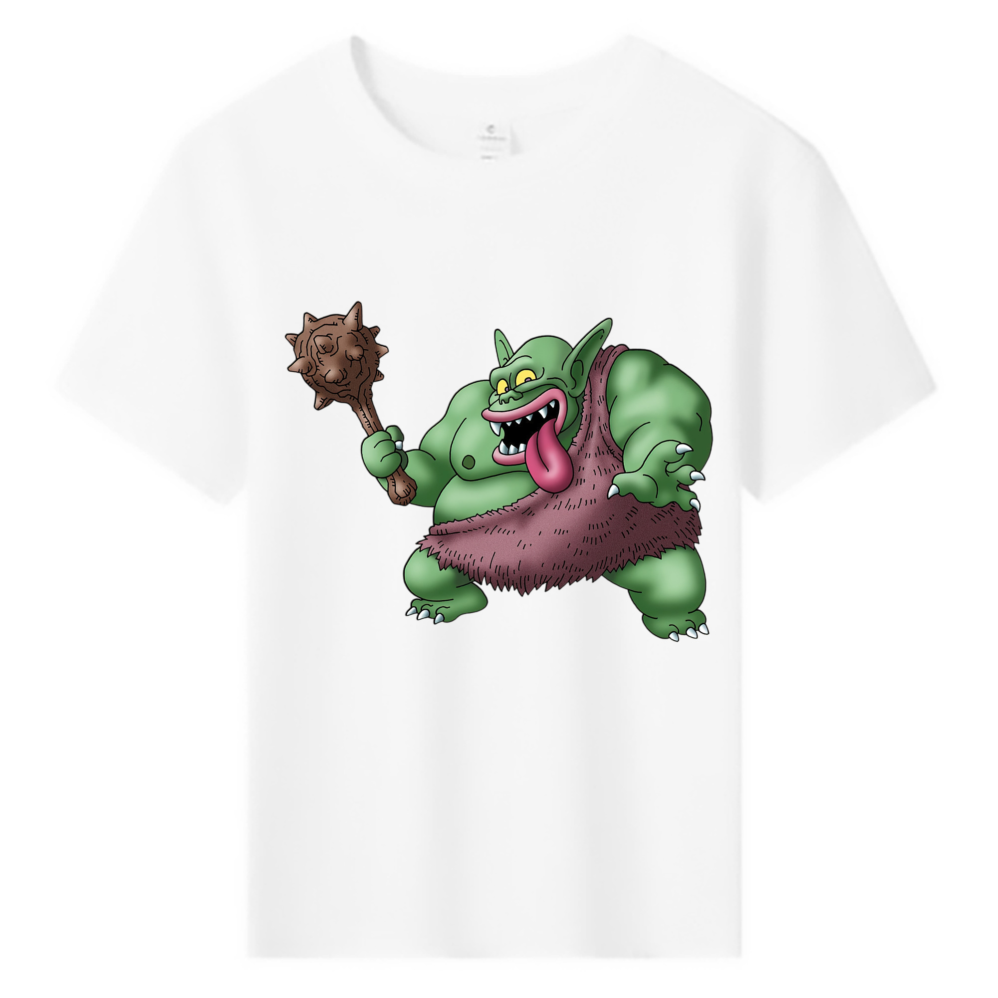 （画像用） ドラゴンクエスト Doragon Kuesuto Dragon Quest 綿100％キッズTシャツ（フロントプリント）