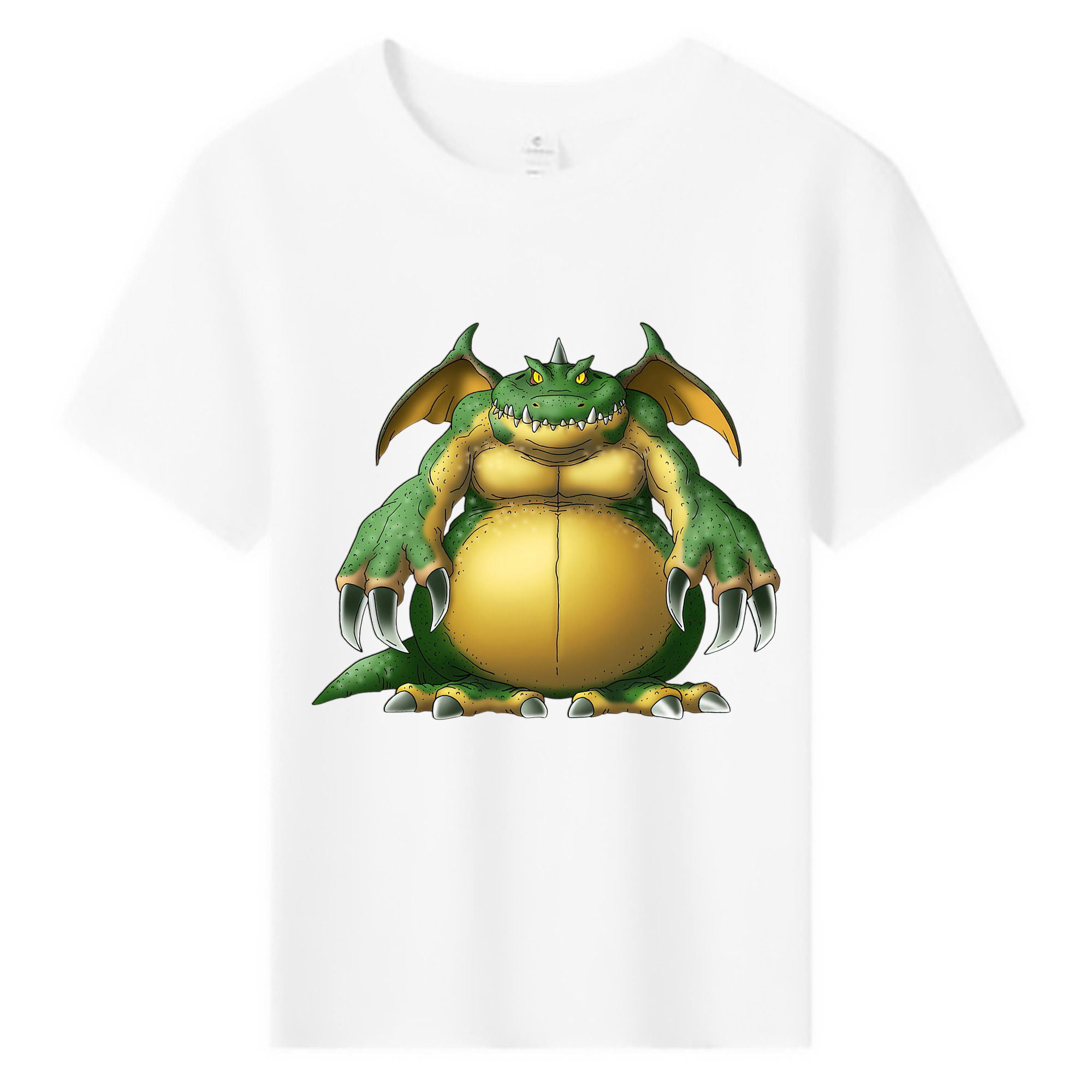 （画像用） ドラゴンクエスト Doragon Kuesuto Dragon Quest 綿100％キッズTシャツ（フロントプリント）