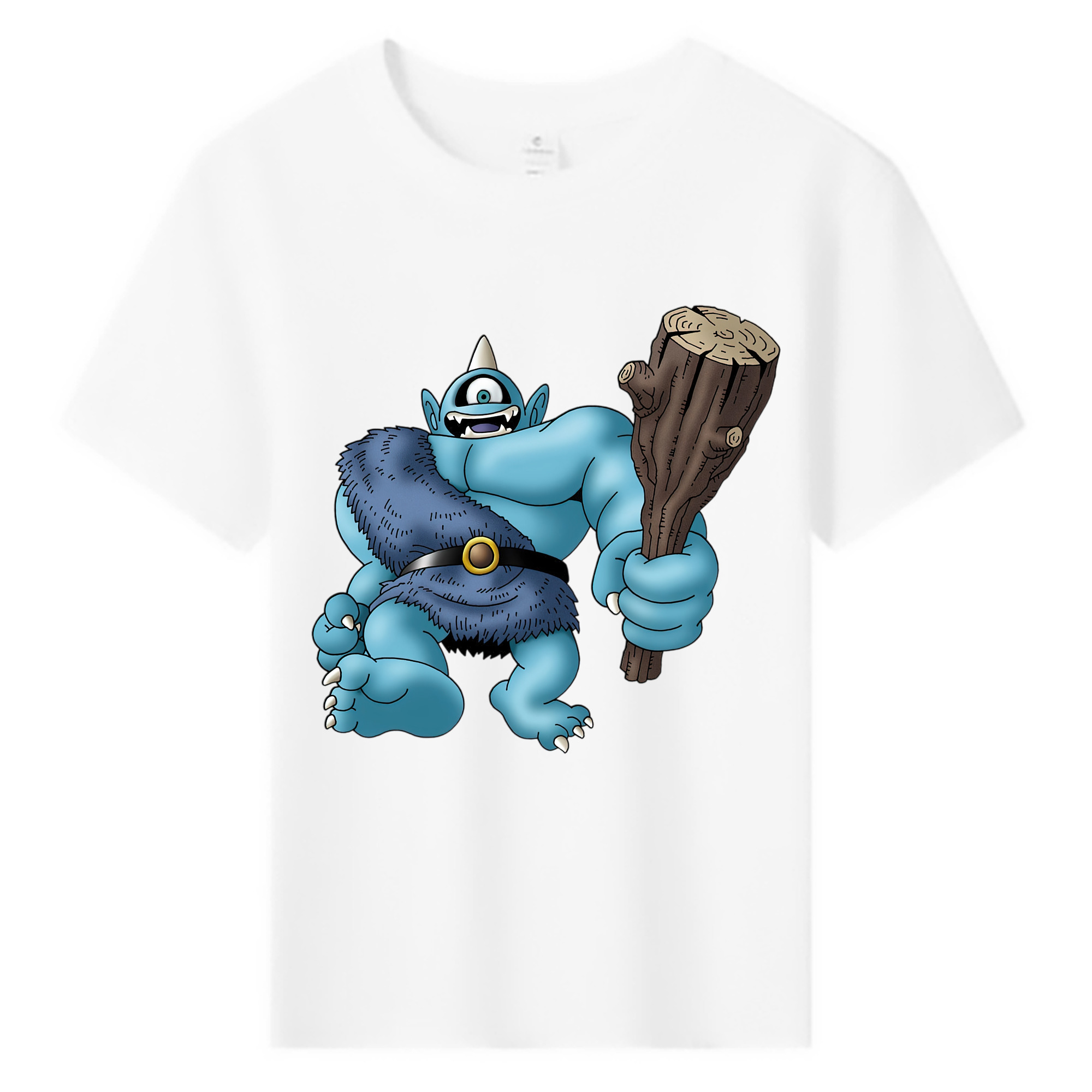 （画像用） ドラゴンクエスト Doragon Kuesuto Dragon Quest 綿100％キッズTシャツ（フロントプリント）