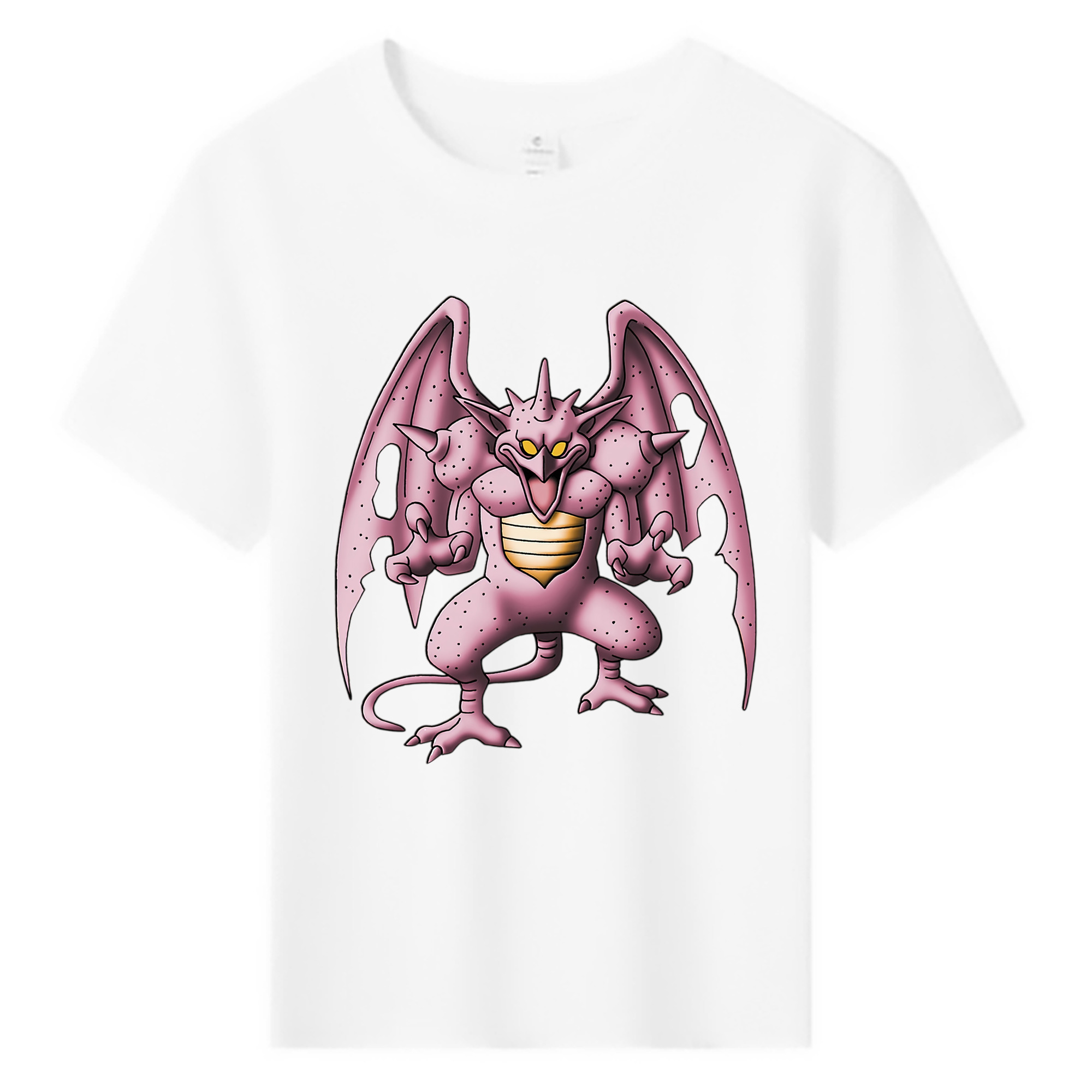 （画像用） ドラゴンクエスト Doragon Kuesuto Dragon Quest 綿100％キッズTシャツ（フロントプリント）