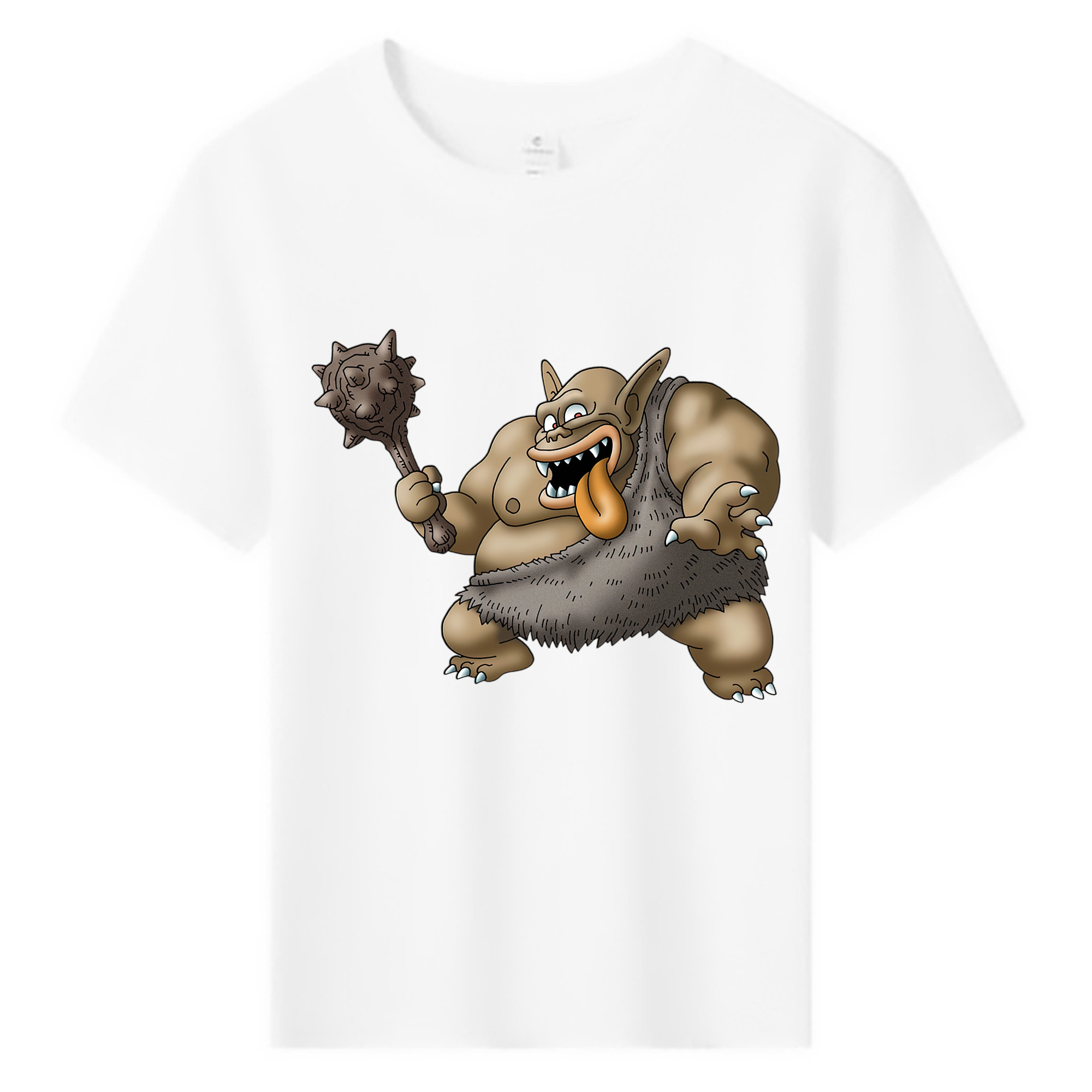 （画像用） ドラゴンクエスト Doragon Kuesuto Dragon Quest 綿100％キッズTシャツ（フロントプリント）