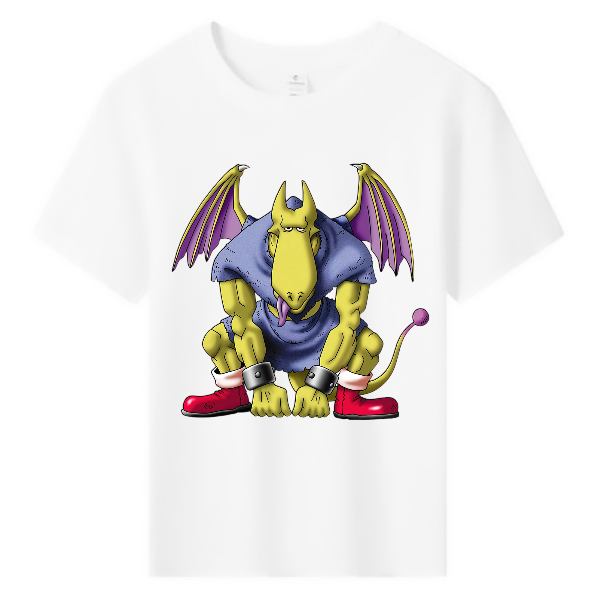 （画像用） ドラゴンクエスト Doragon Kuesuto Dragon Quest 綿100％キッズTシャツ（フロントプリント）