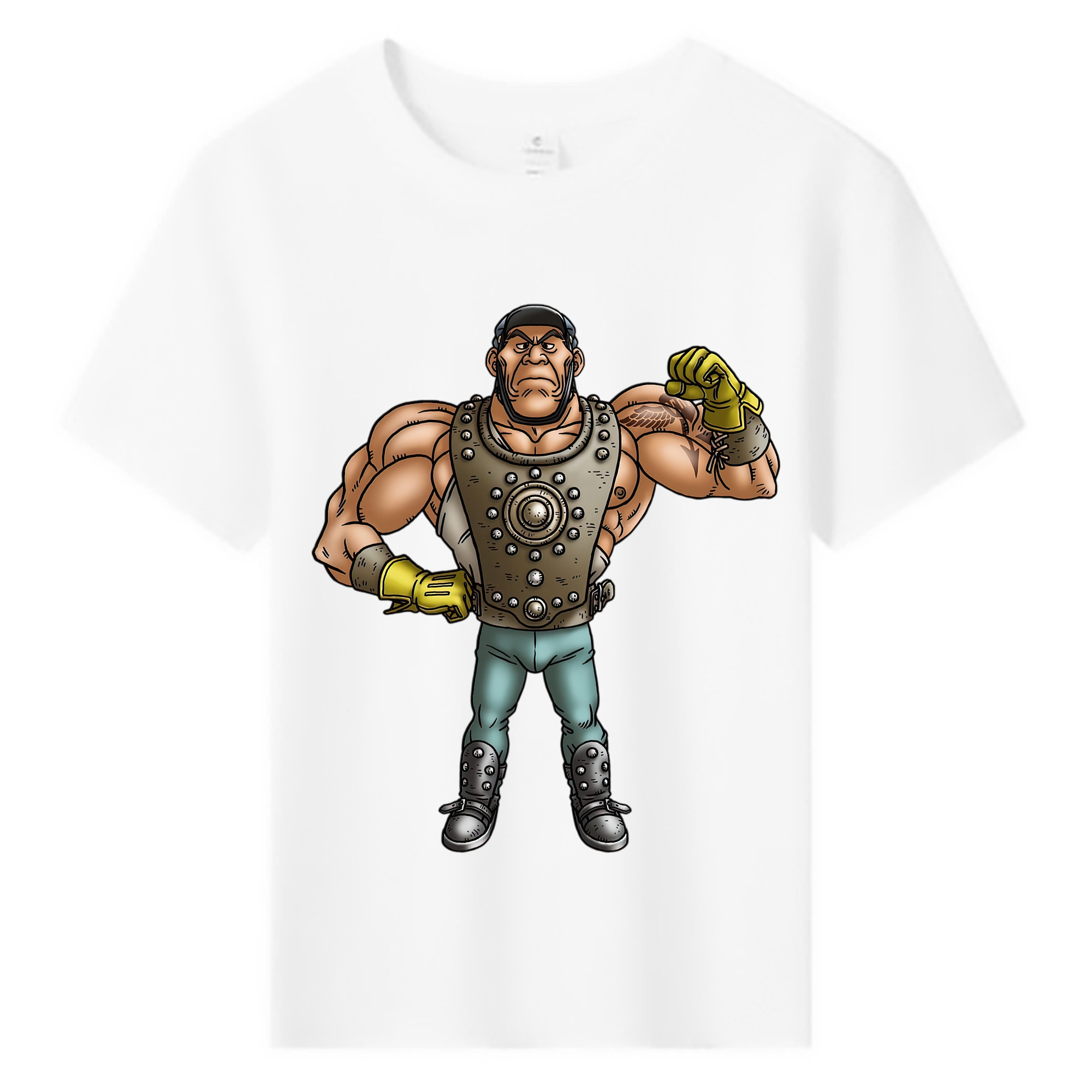 （画像用） ドラゴンクエスト Doragon Kuesuto Dragon Quest 綿100％キッズTシャツ（フロントプリント）