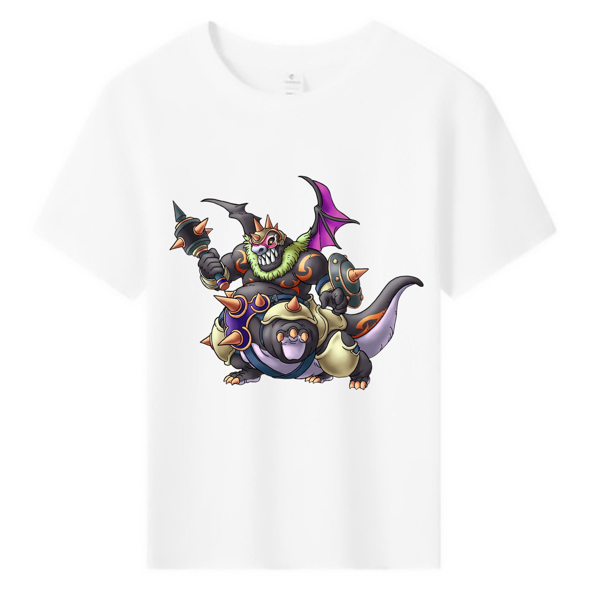 （画像用） ドラゴンクエスト Doragon Kuesuto Dragon Quest 綿100％キッズTシャツ（フロントプリント）