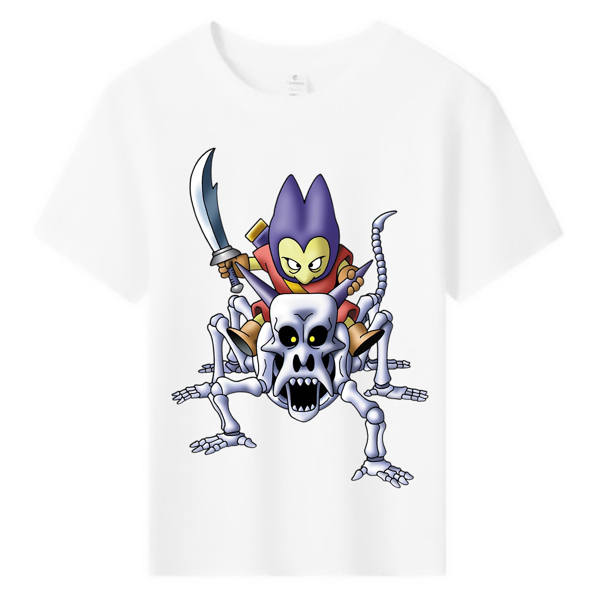 （画像用） ドラゴンクエスト Doragon Kuesuto Dragon Quest 綿100％キッズTシャツ（フロントプリント）