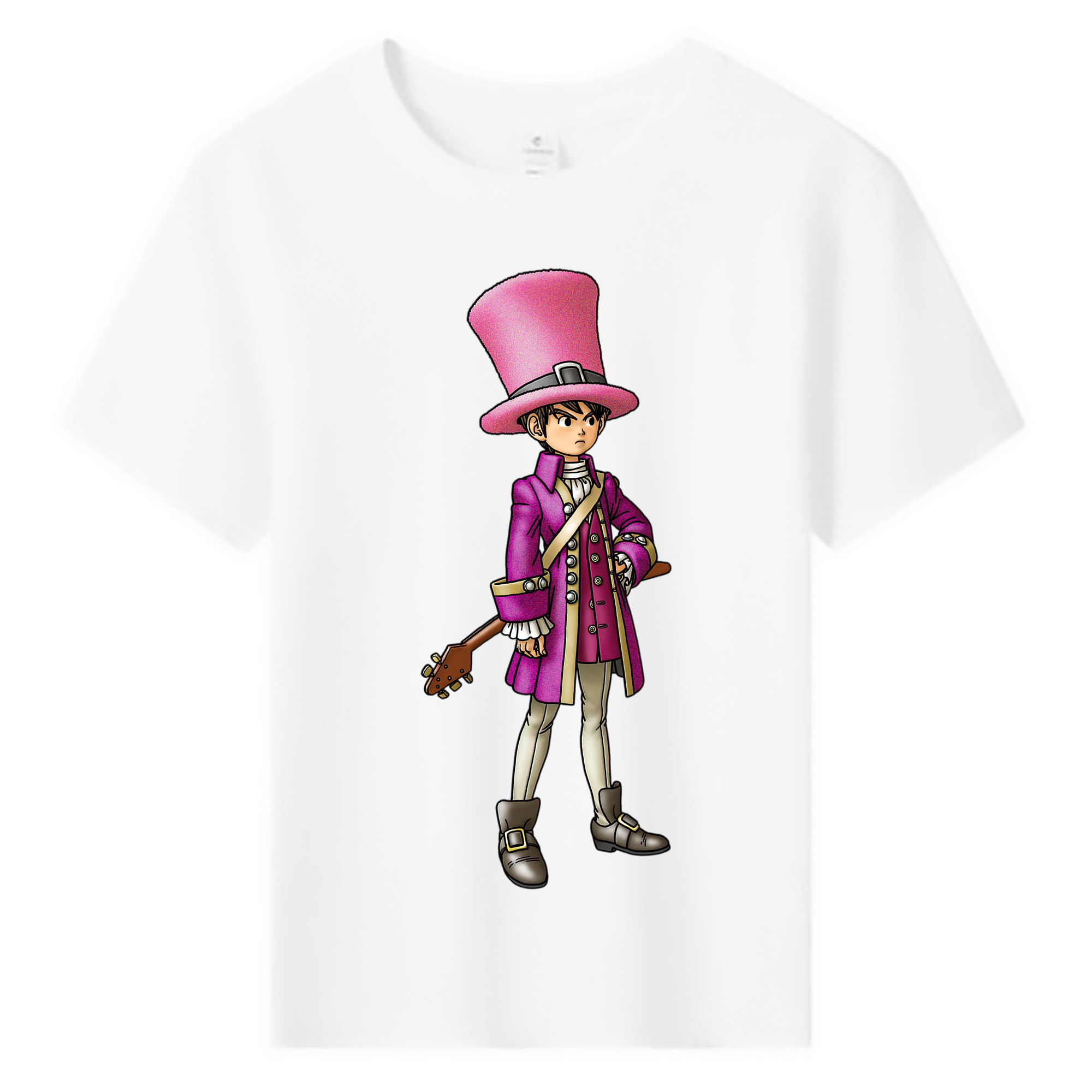 （画像用） ドラゴンクエスト Doragon Kuesuto Dragon Quest 綿100％キッズTシャツ（フロントプリント）