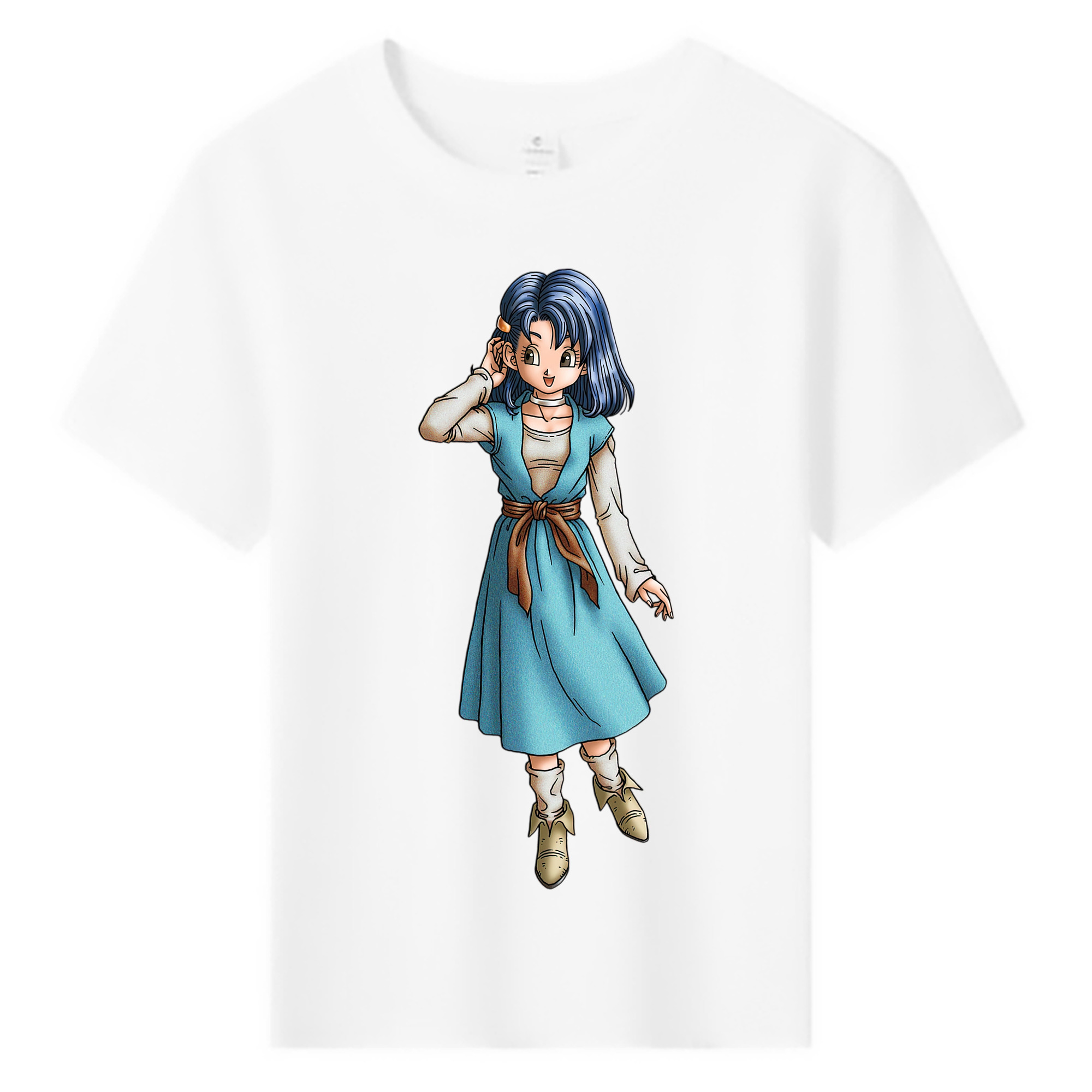 （画像用） ドラゴンクエスト Doragon Kuesuto Dragon Quest 綿100％キッズTシャツ（フロントプリント）