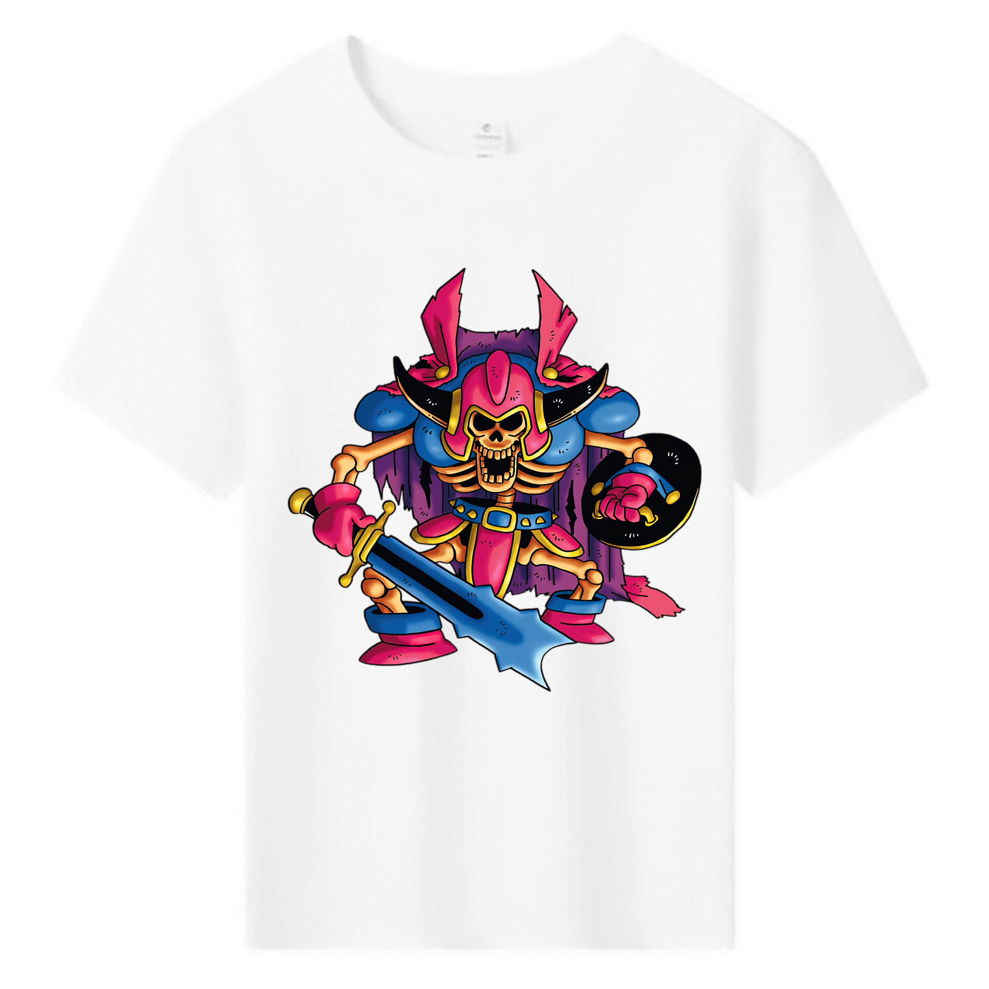 （画像用） ドラゴンクエスト Doragon Kuesuto Dragon Quest 綿100％キッズTシャツ（フロントプリント）