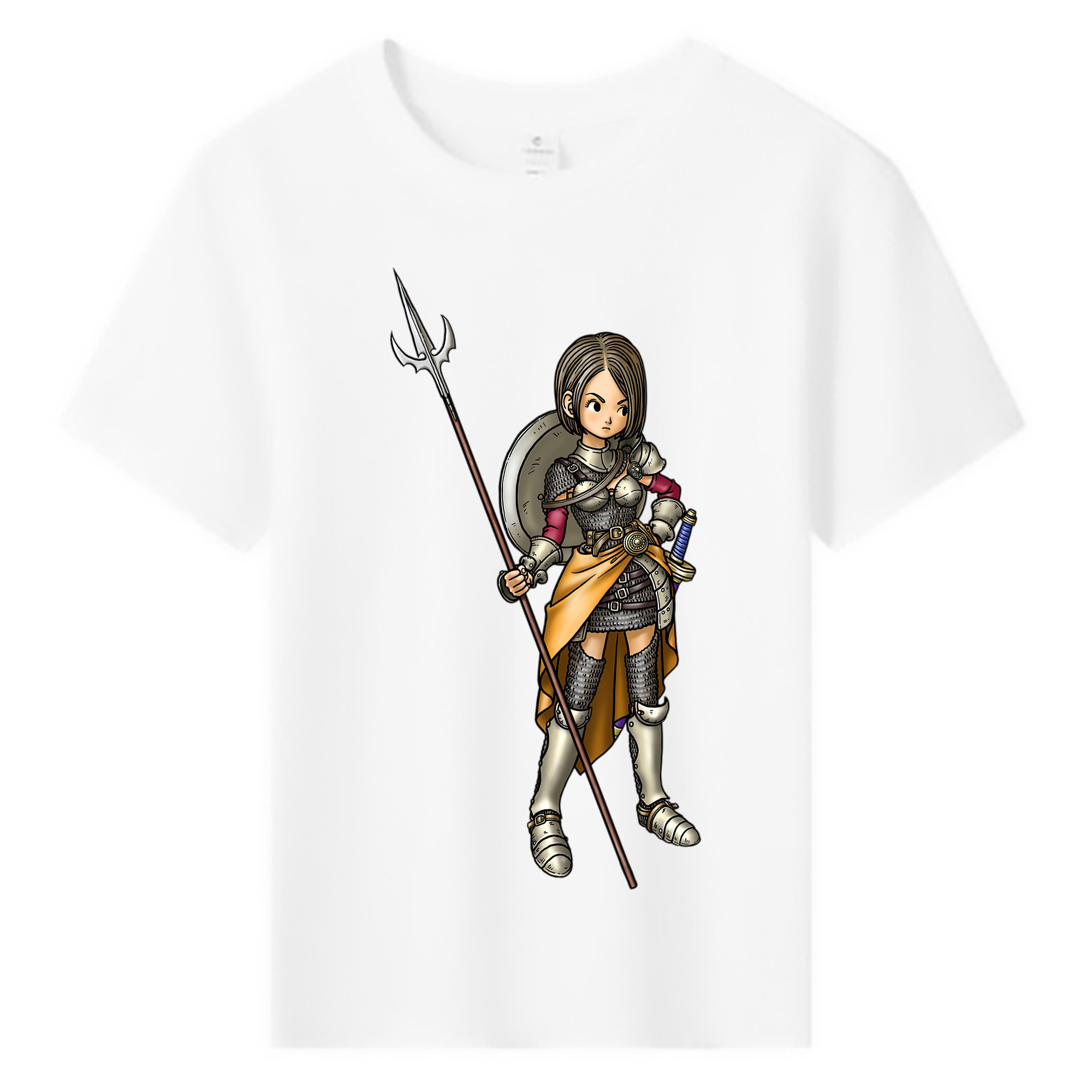 （画像用） ドラゴンクエスト Doragon Kuesuto Dragon Quest 綿100％キッズTシャツ（フロントプリント）