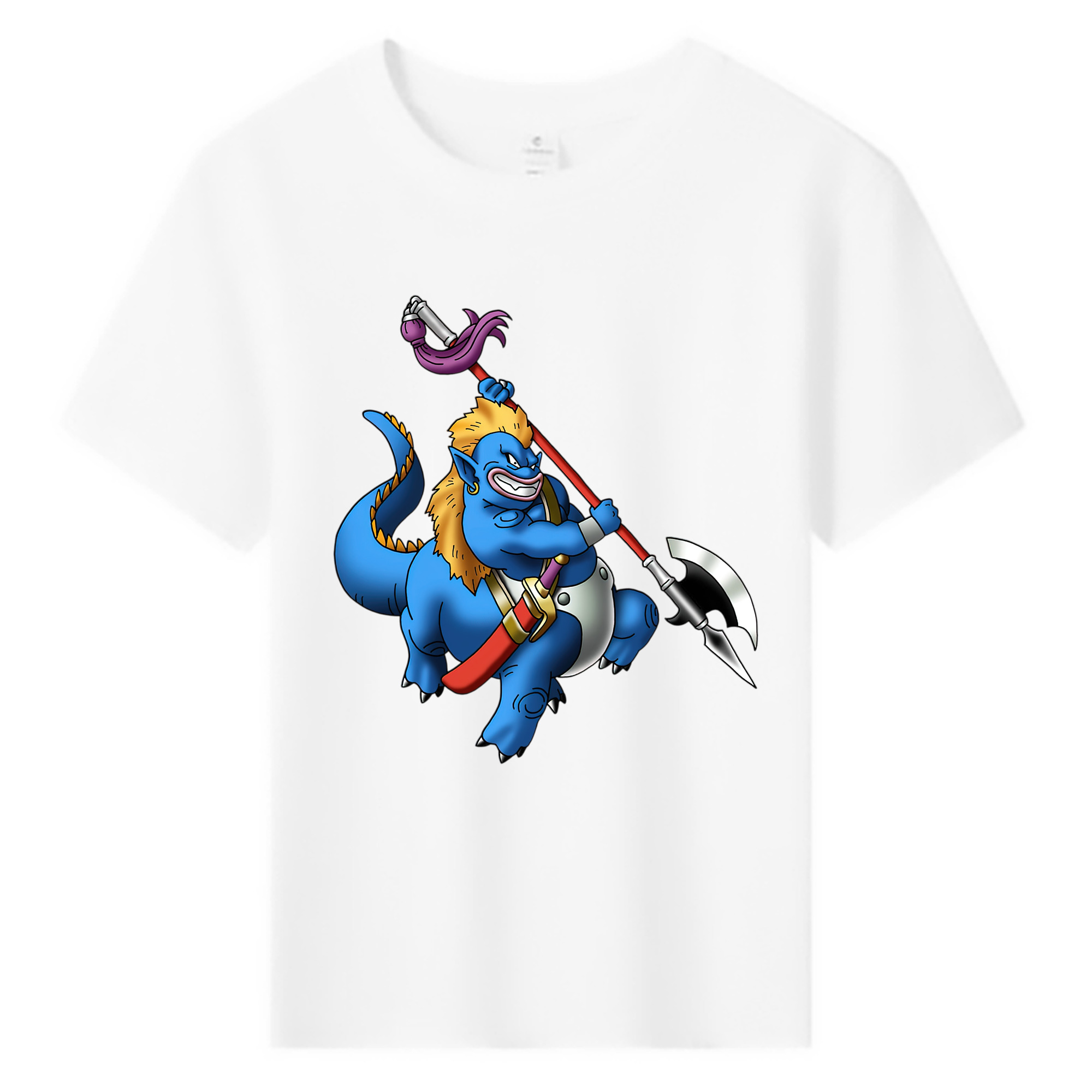 （画像用） ドラゴンクエスト Doragon Kuesuto Dragon Quest 綿100％キッズTシャツ（フロントプリント）