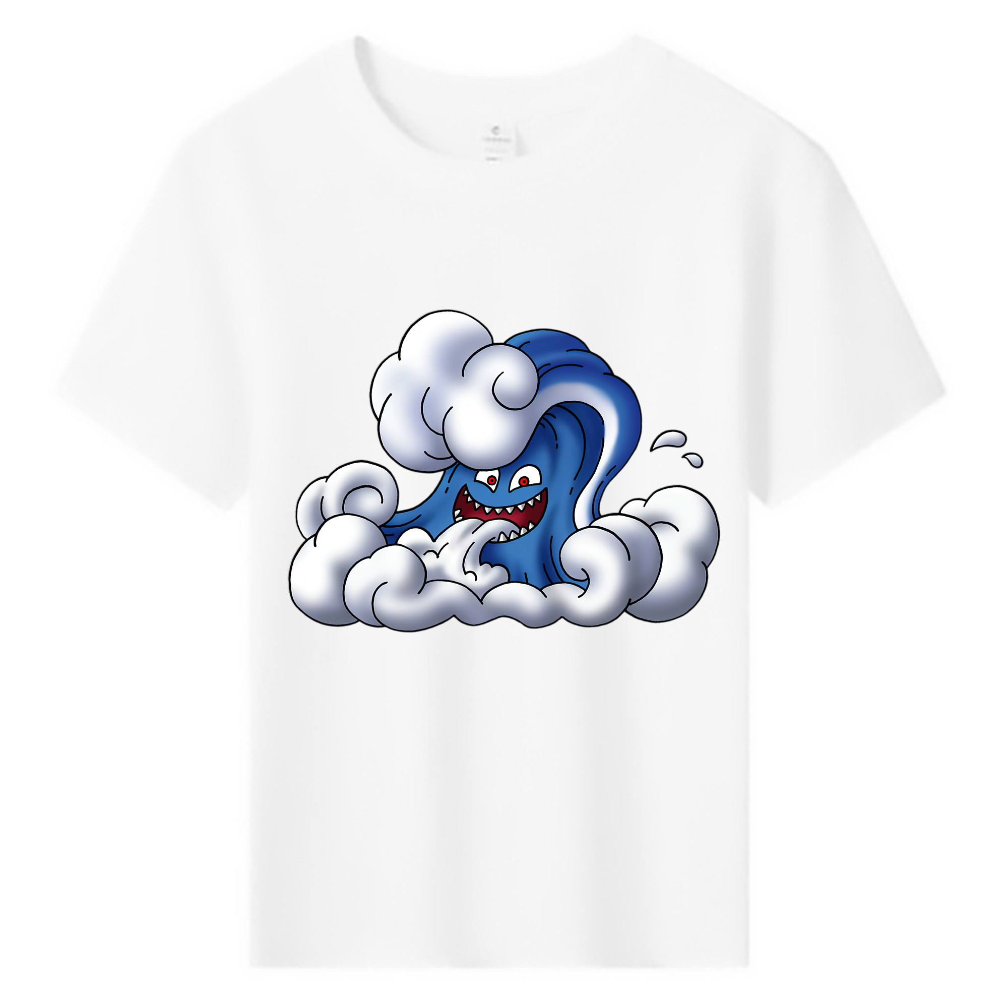 （画像用） ドラゴンクエスト Doragon Kuesuto Dragon Quest 綿100％キッズTシャツ（フロントプリント）
