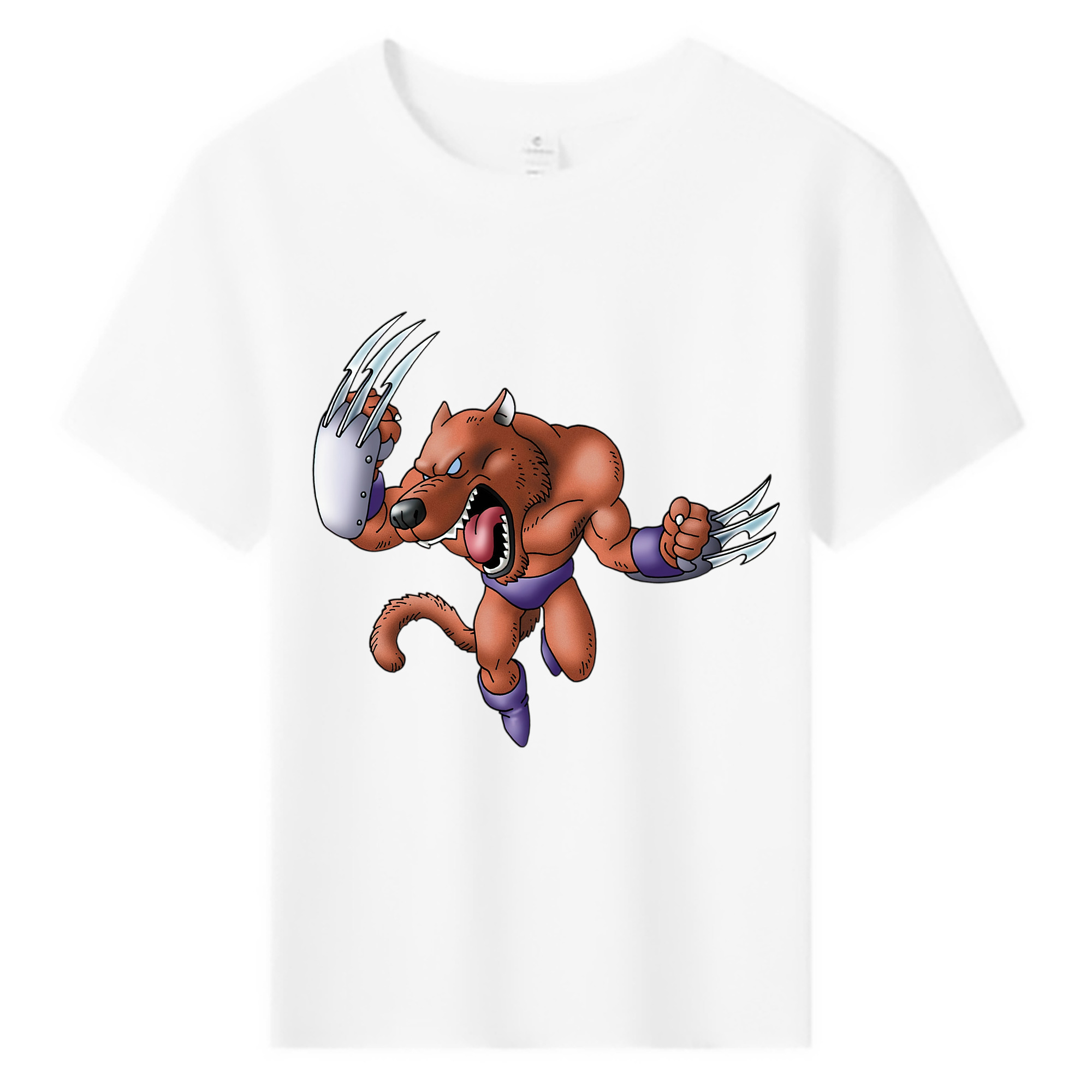 （画像用） ドラゴンクエスト Doragon Kuesuto Dragon Quest 綿100％キッズTシャツ（フロントプリント）