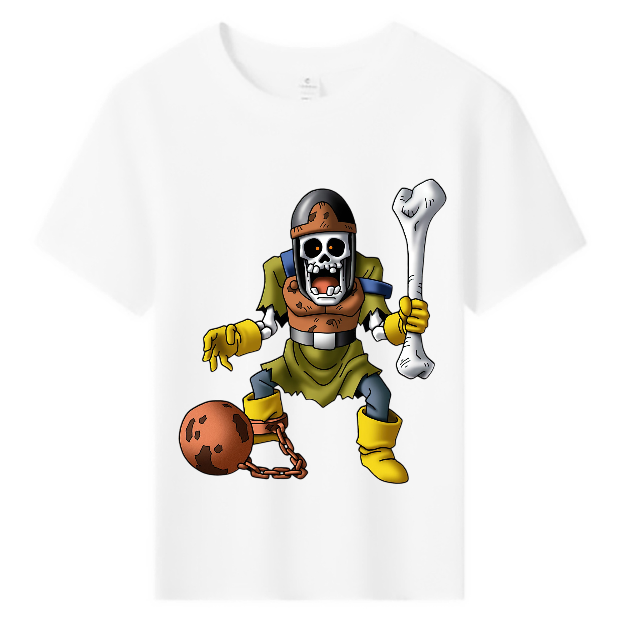 （画像用） ドラゴンクエスト Doragon Kuesuto Dragon Quest 綿100％キッズTシャツ（フロントプリント）