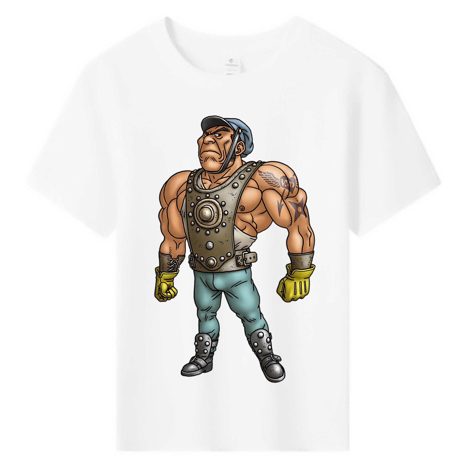 （画像用） ドラゴンクエスト Doragon Kuesuto Dragon Quest 綿100％キッズTシャツ（フロントプリント）