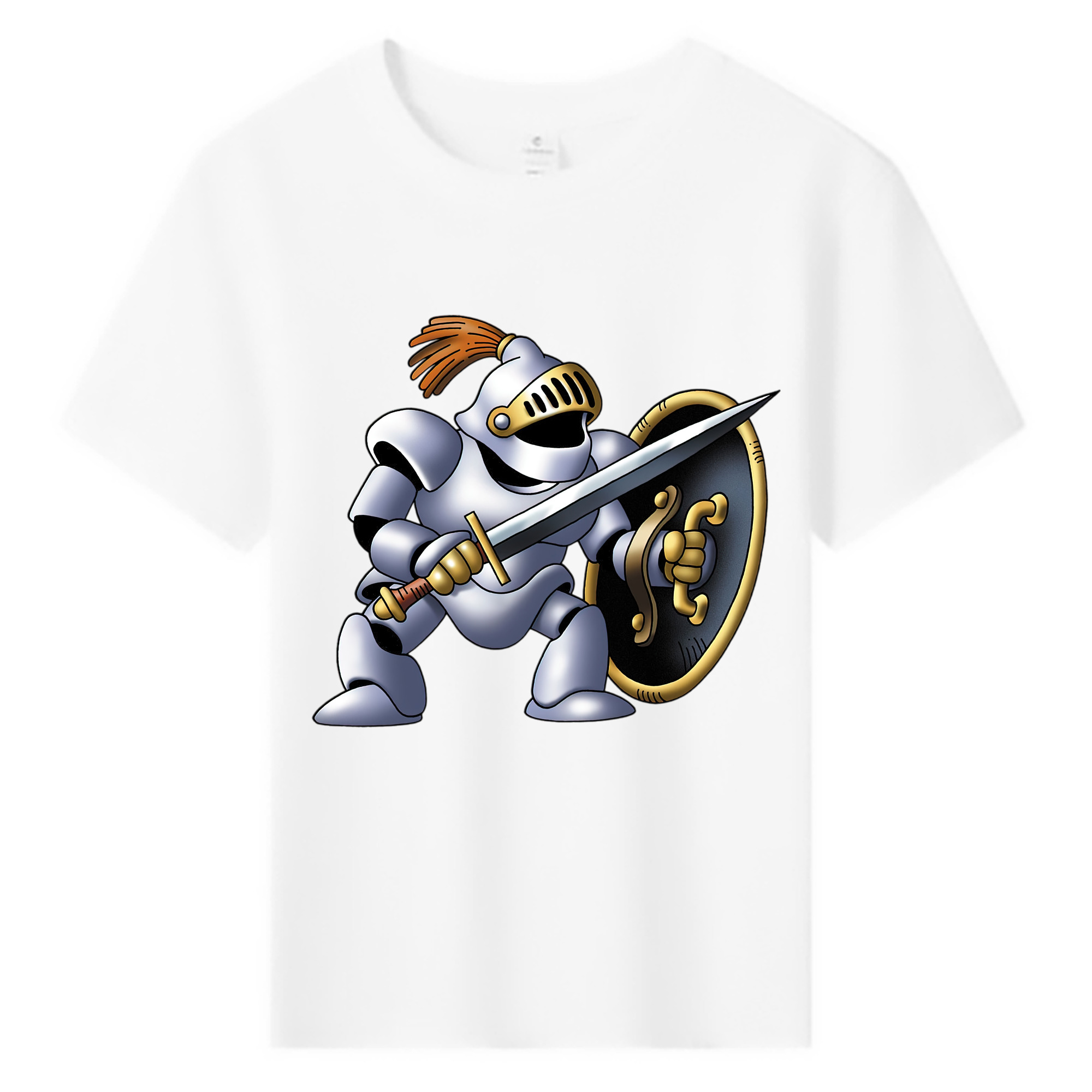 （画像用） ドラゴンクエスト Doragon Kuesuto Dragon Quest 綿100％キッズTシャツ（フロントプリント）