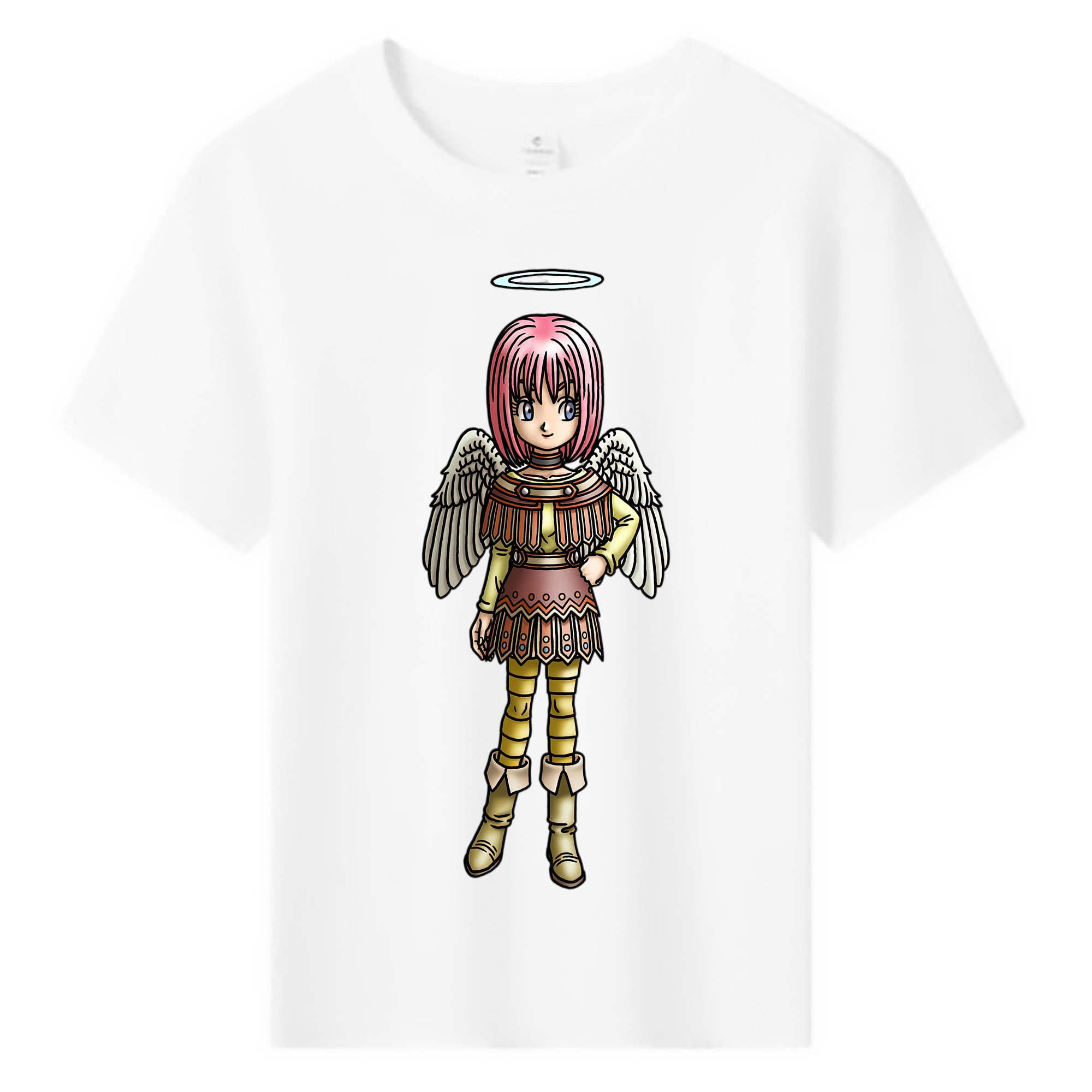（画像用） ドラゴンクエスト Doragon Kuesuto Dragon Quest 綿100％キッズTシャツ（フロントプリント）