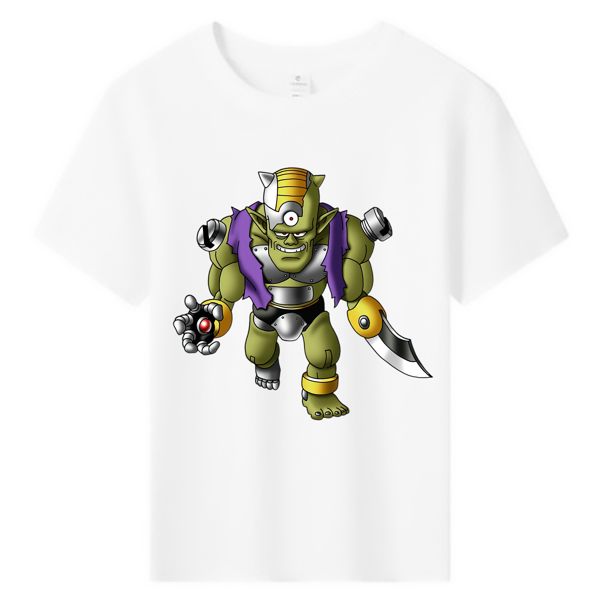 （画像用） ドラゴンクエスト Doragon Kuesuto Dragon Quest 綿100％キッズTシャツ（フロントプリント）