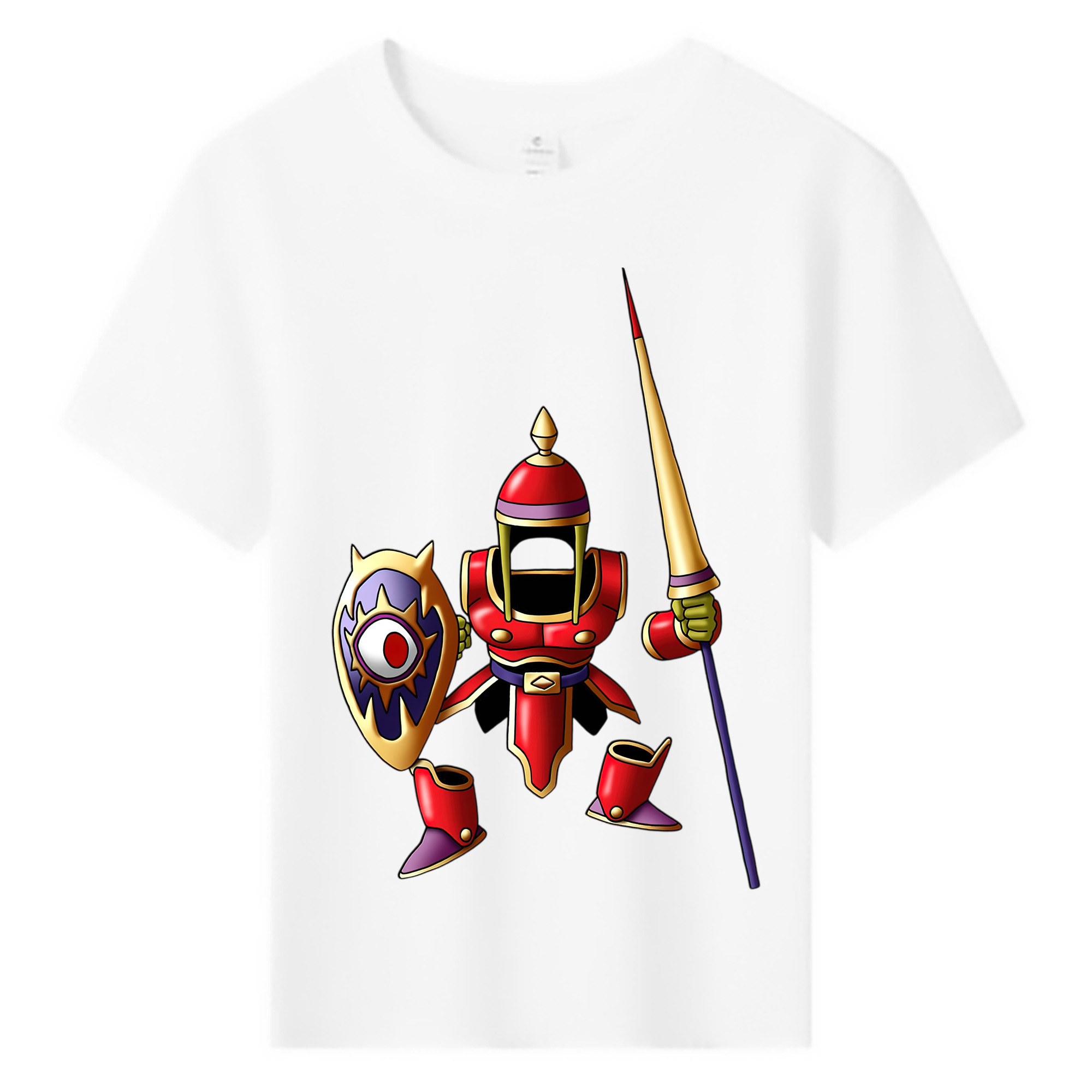 （画像用） ドラゴンクエスト Doragon Kuesuto Dragon Quest 綿100％キッズTシャツ（フロントプリント）