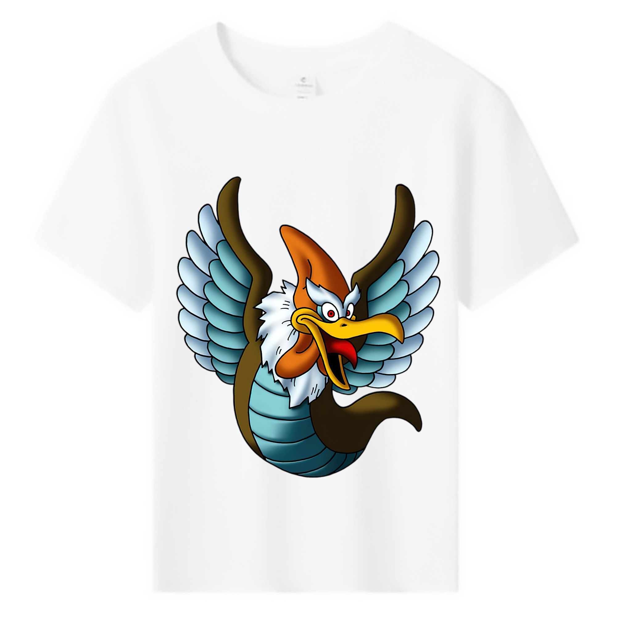 （画像用） ドラゴンクエスト Doragon Kuesuto Dragon Quest 綿100％キッズTシャツ（フロントプリント）