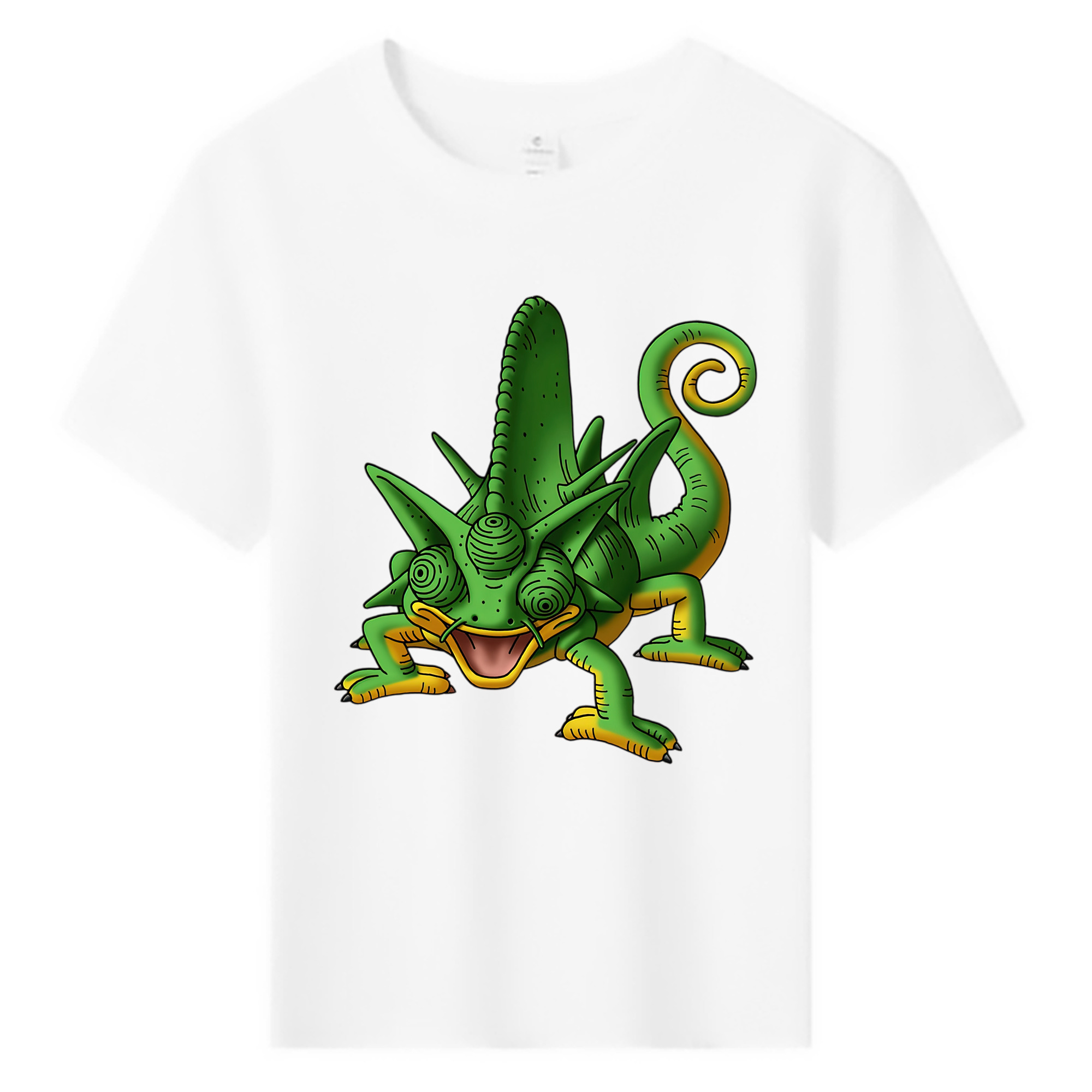 （画像用） ドラゴンクエスト Doragon Kuesuto Dragon Quest 綿100％キッズTシャツ（フロントプリント）