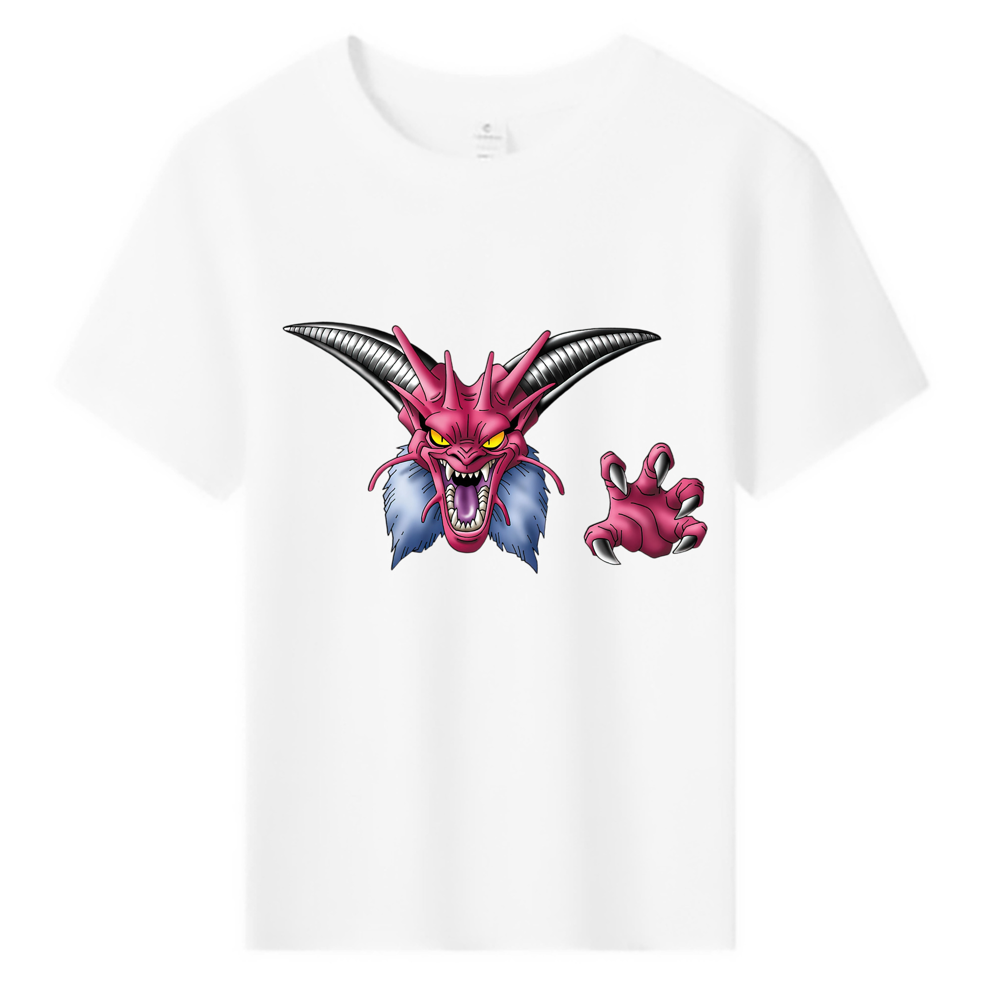 （画像用） ドラゴンクエスト Doragon Kuesuto Dragon Quest 綿100％キッズTシャツ（フロントプリント）