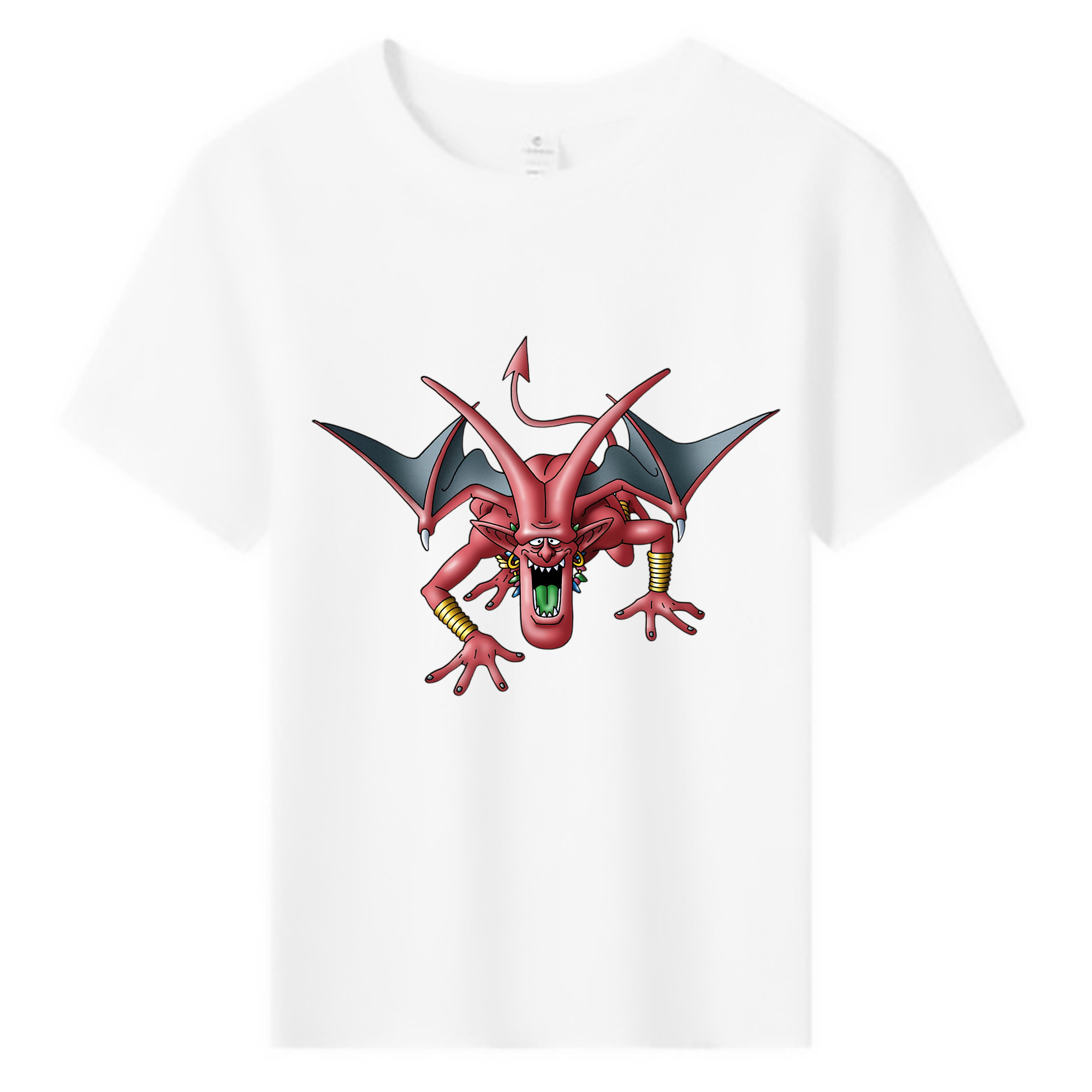 （画像用） ドラゴンクエスト Doragon Kuesuto Dragon Quest 綿100％キッズTシャツ（フロントプリント）