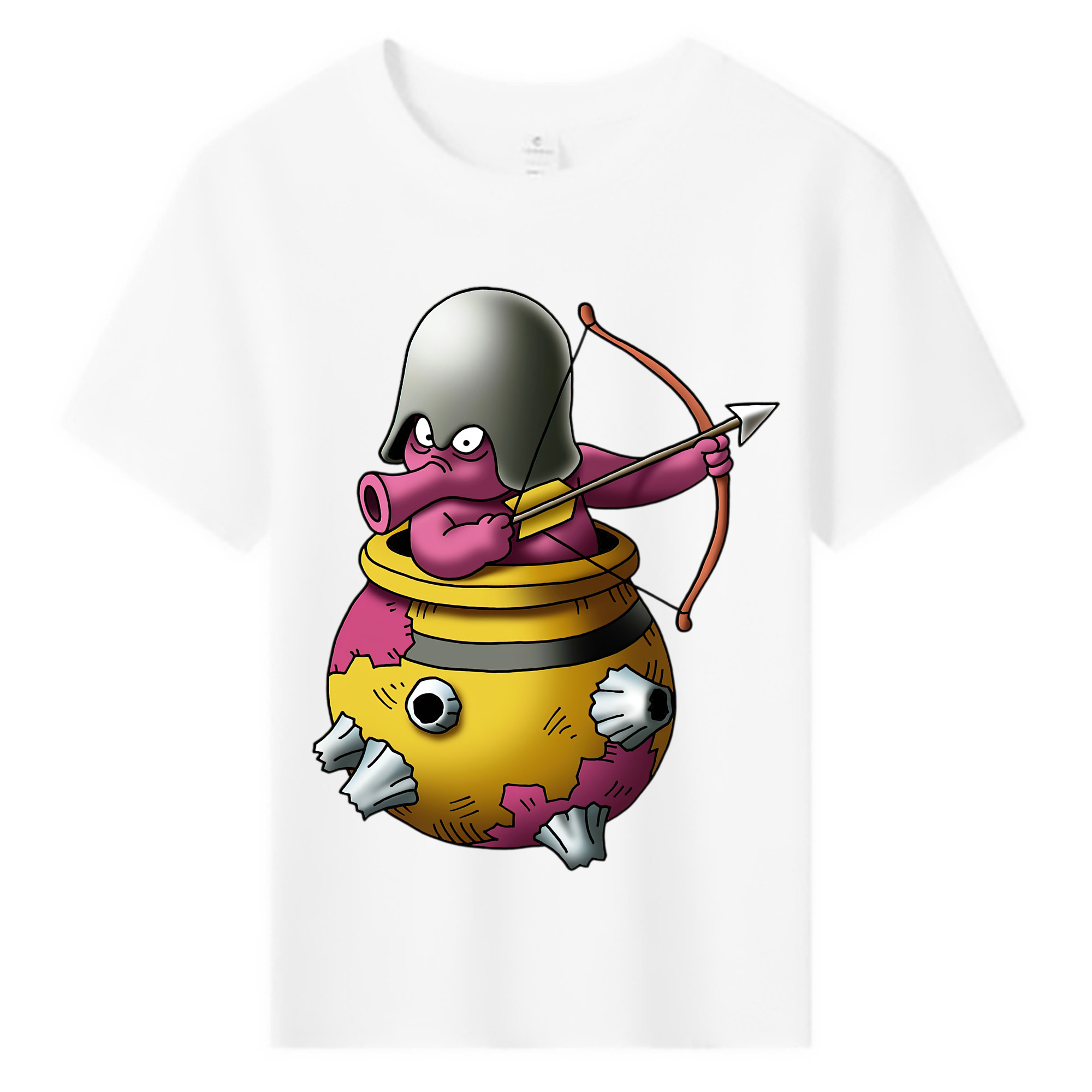 （画像用） ドラゴンクエスト Doragon Kuesuto Dragon Quest 綿100％キッズTシャツ（フロントプリント）