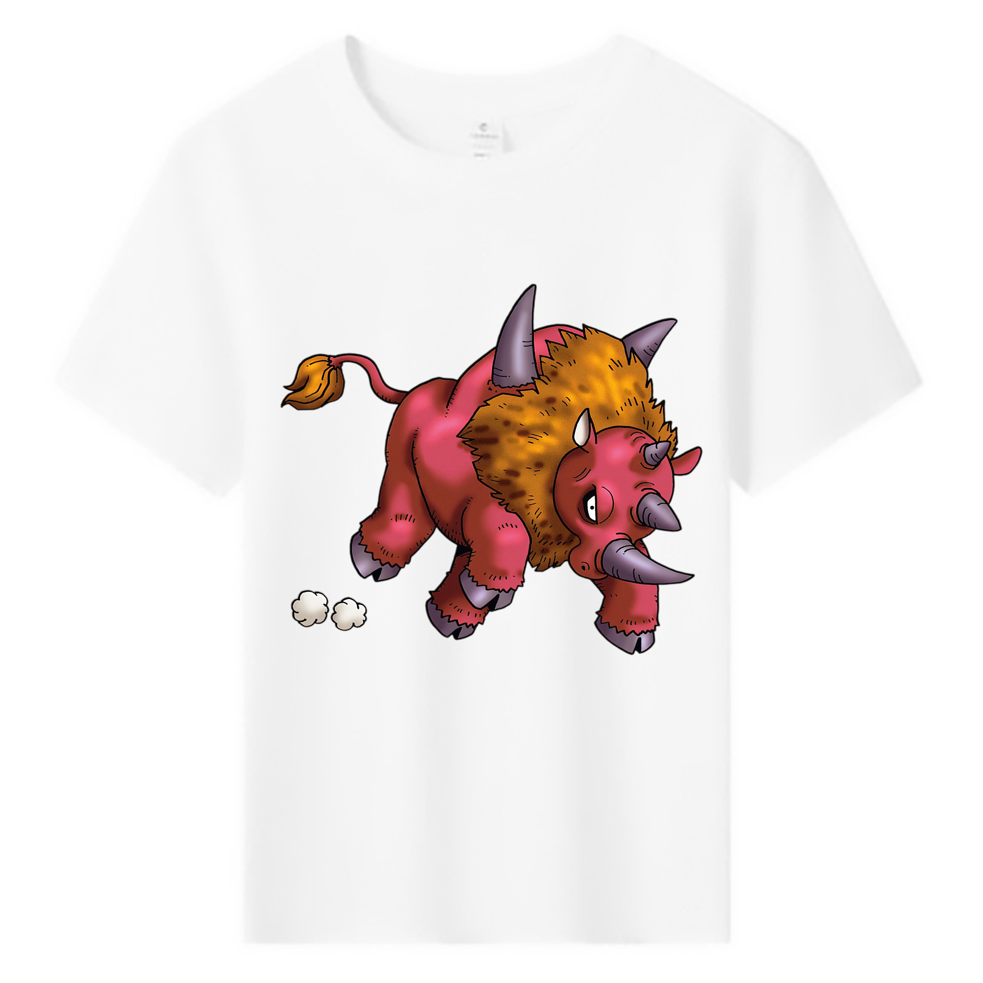（画像用） ドラゴンクエスト Doragon Kuesuto Dragon Quest 綿100％キッズTシャツ（フロントプリント）
