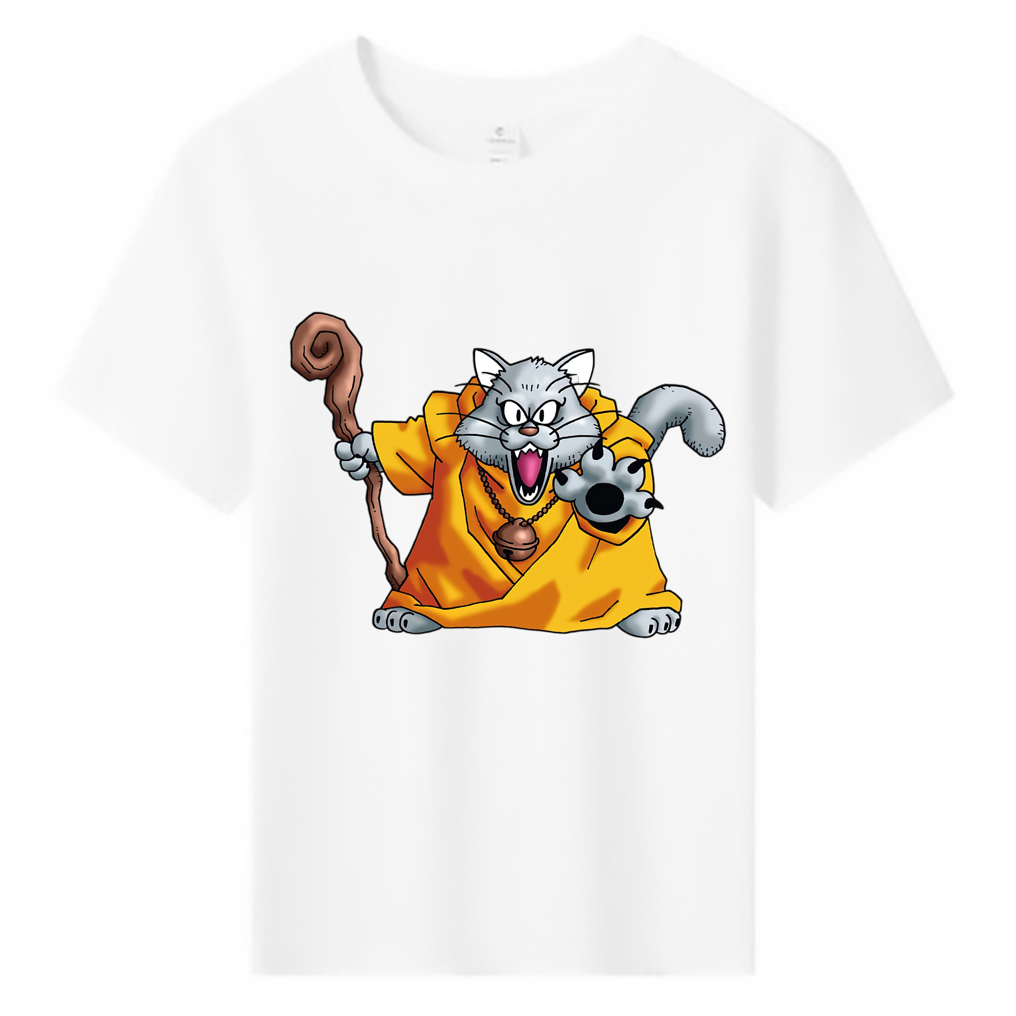 （画像用） ドラゴンクエスト Doragon Kuesuto Dragon Quest 綿100％キッズTシャツ（フロントプリント）