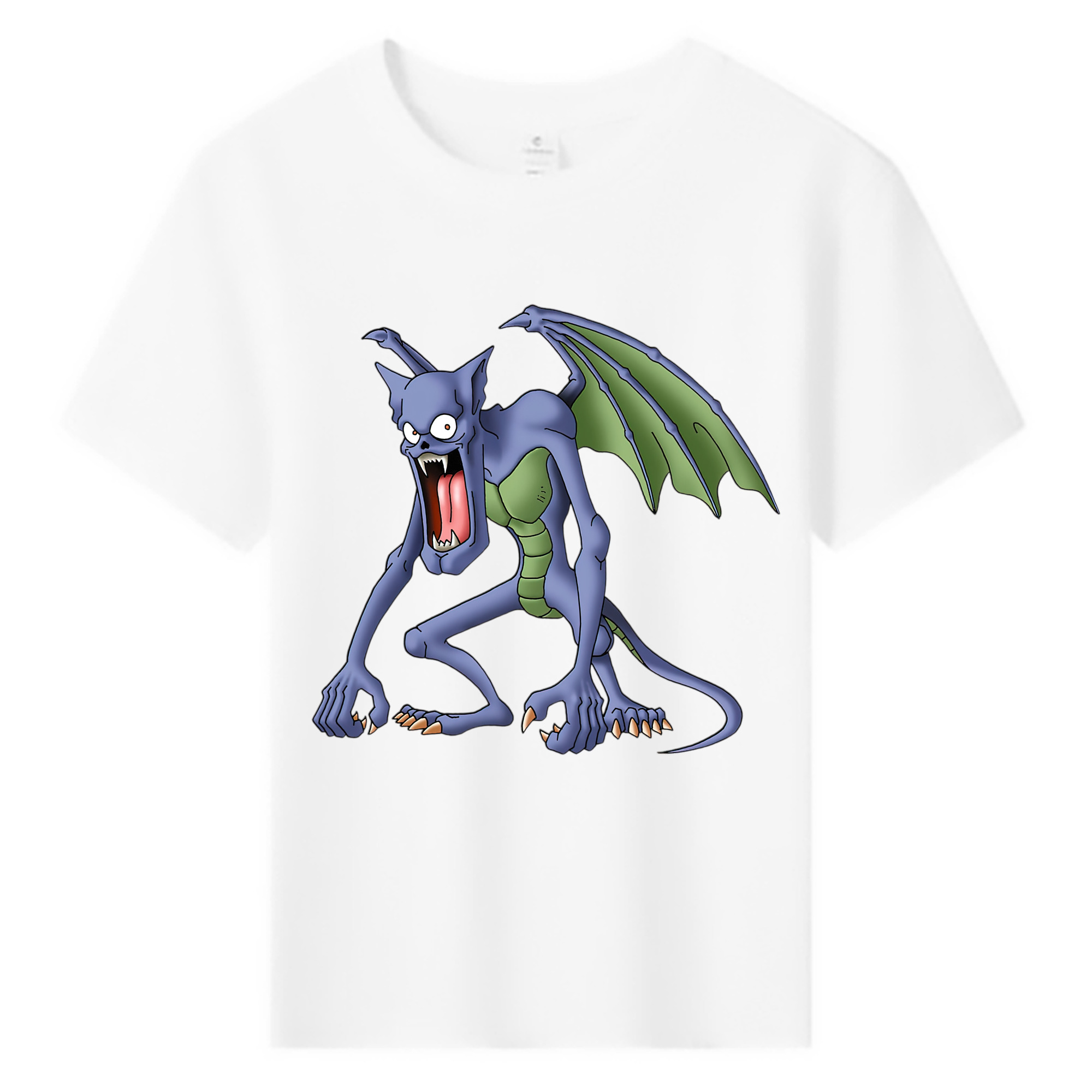 （画像用） ドラゴンクエスト Doragon Kuesuto Dragon Quest 綿100％キッズTシャツ（フロントプリント）