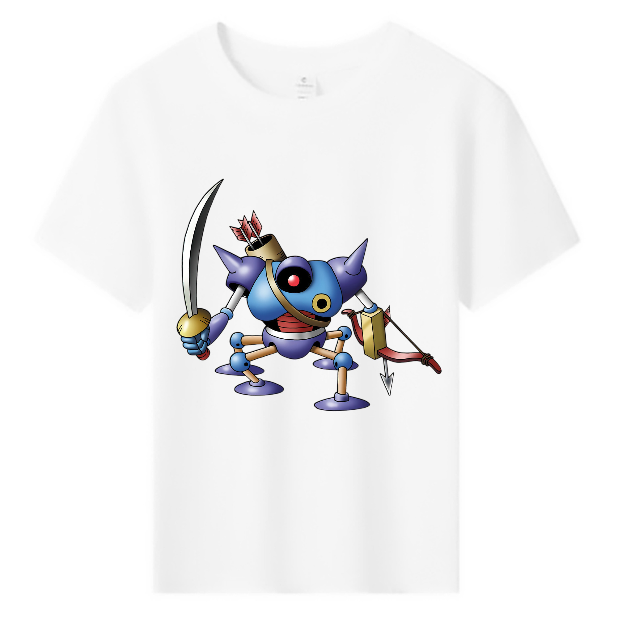 （画像用） ドラゴンクエスト Doragon Kuesuto Dragon Quest 綿100％キッズTシャツ（フロントプリント）