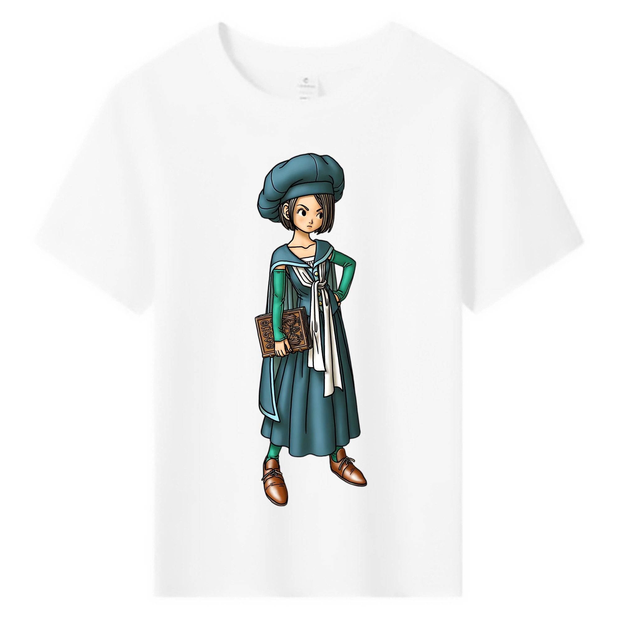 （画像用） ドラゴンクエスト Doragon Kuesuto Dragon Quest 綿100％キッズTシャツ（フロントプリント）