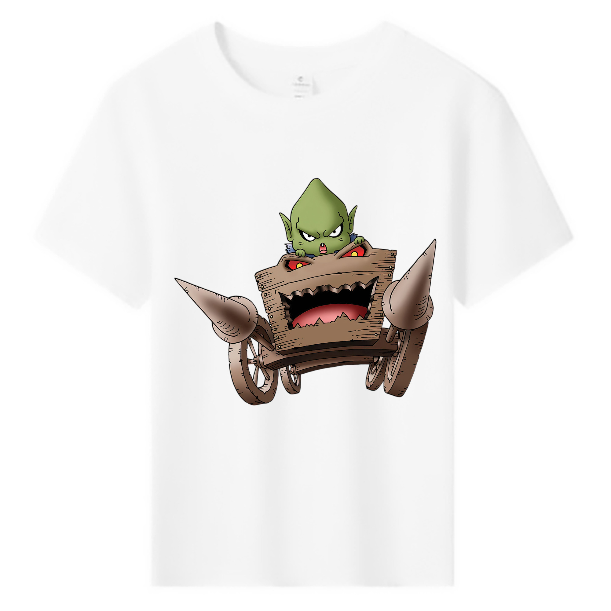（画像用） ドラゴンクエスト Doragon Kuesuto Dragon Quest 綿100％キッズTシャツ（フロントプリント）