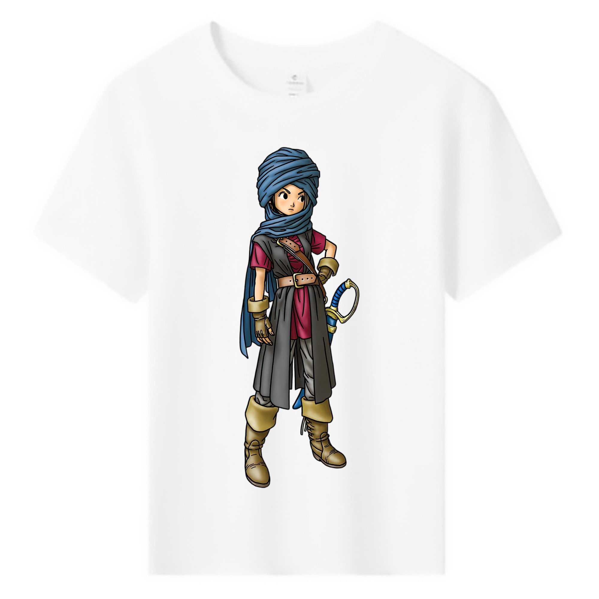 （画像用） ドラゴンクエスト Doragon Kuesuto Dragon Quest 綿100％キッズTシャツ（フロントプリント）