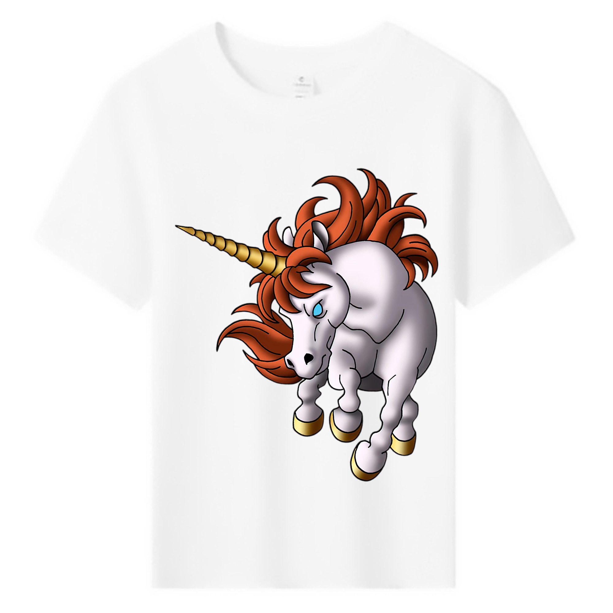 （画像用） ドラゴンクエスト Doragon Kuesuto Dragon Quest 綿100％キッズTシャツ（フロントプリント）