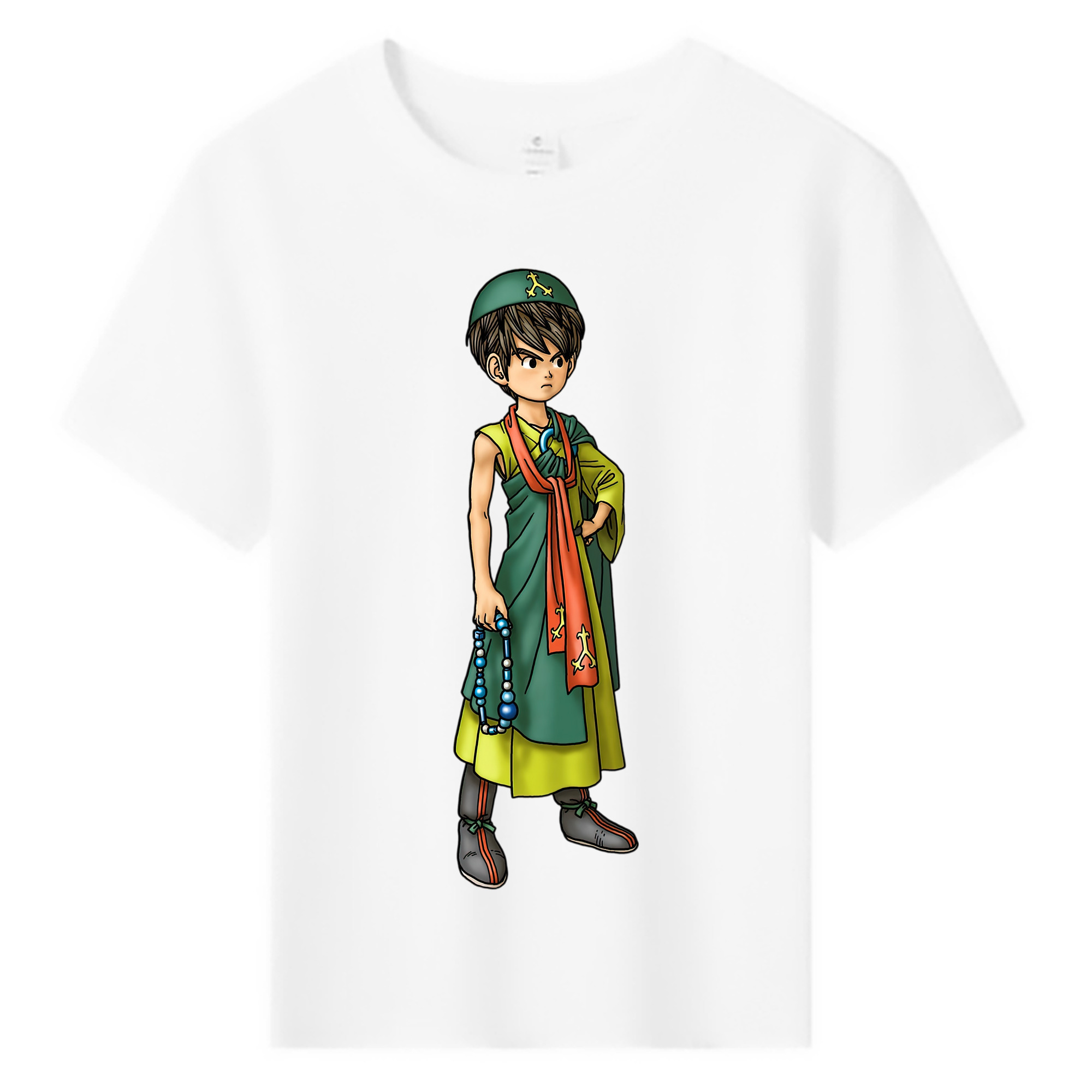（画像用） ドラゴンクエスト Doragon Kuesuto Dragon Quest 綿100％キッズTシャツ（フロントプリント）