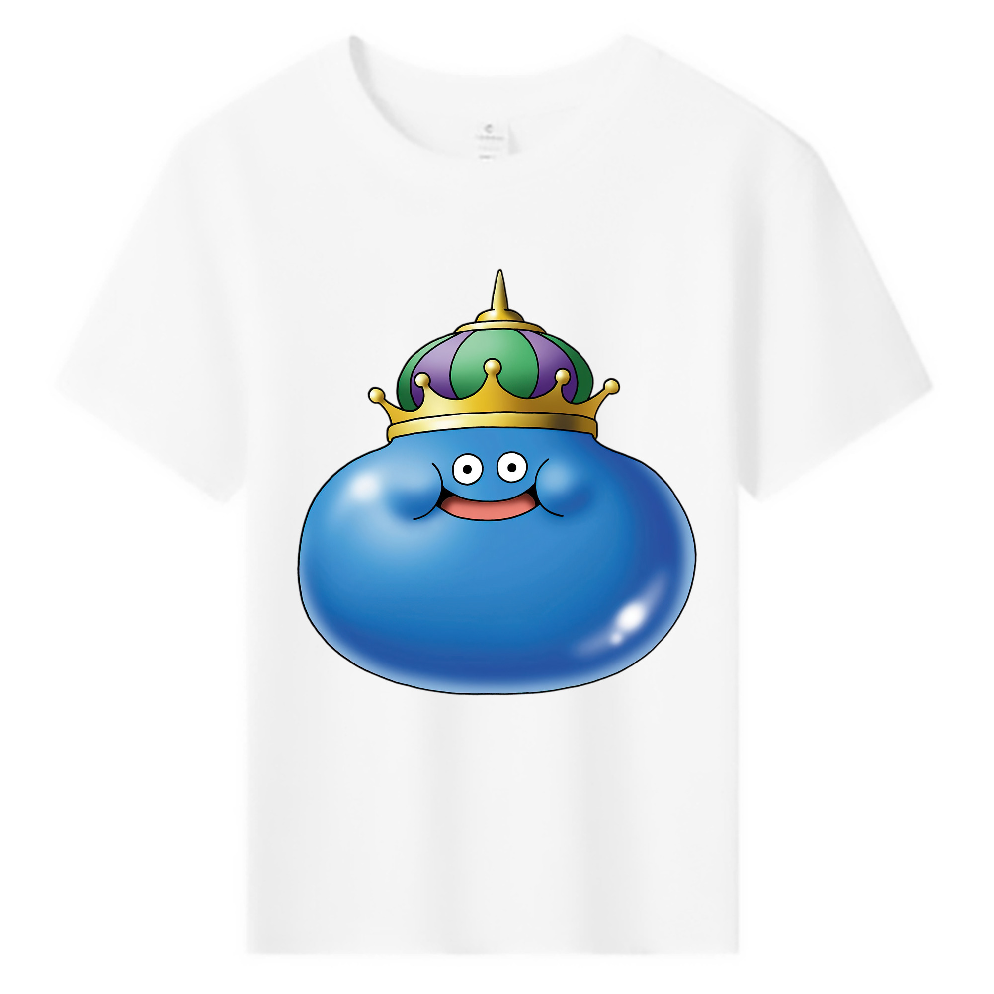 （画像用） ドラゴンクエスト Doragon Kuesuto Dragon Quest 綿100％キッズTシャツ（フロントプリント）