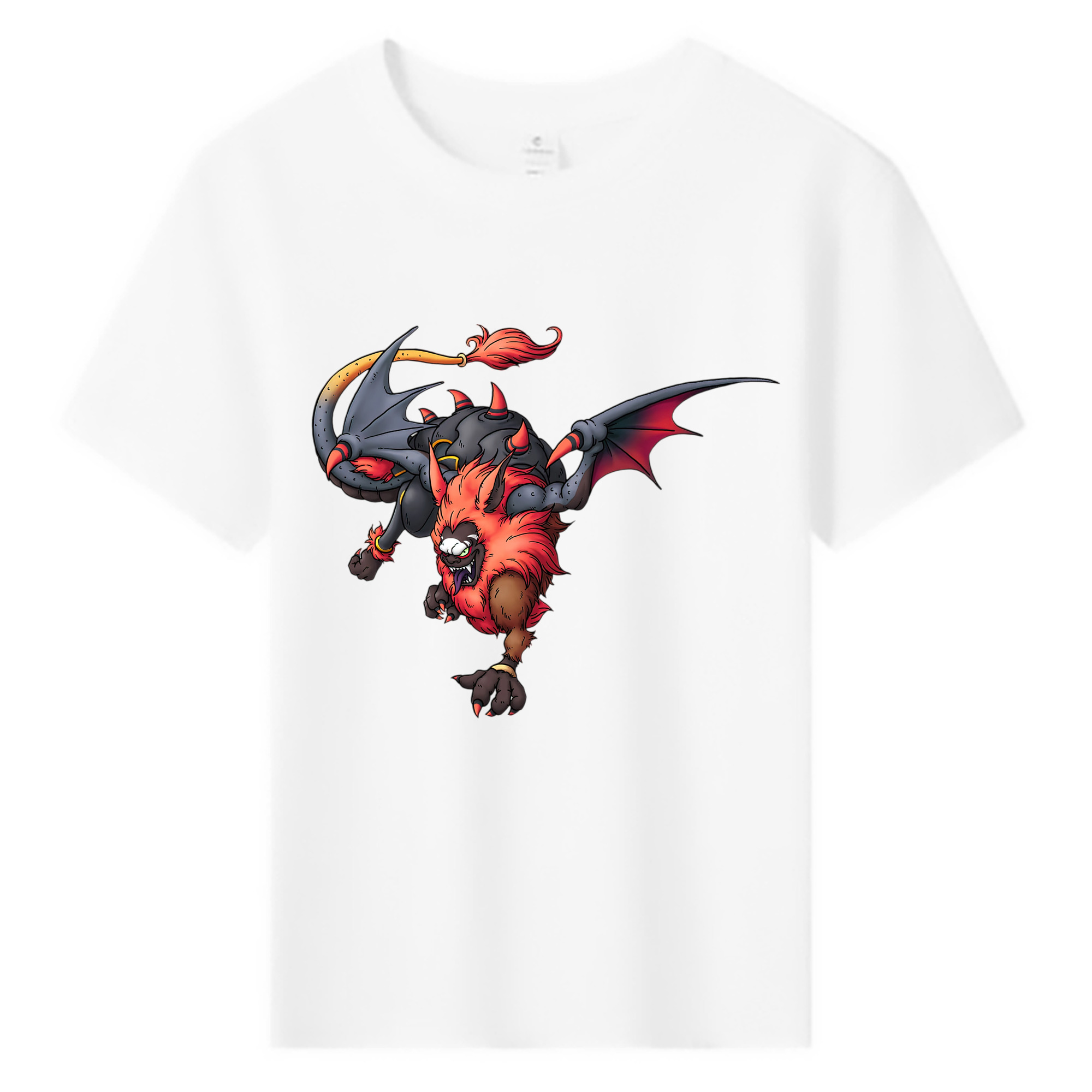 （画像用） ドラゴンクエスト Doragon Kuesuto Dragon Quest 綿100％キッズTシャツ（フロントプリント）