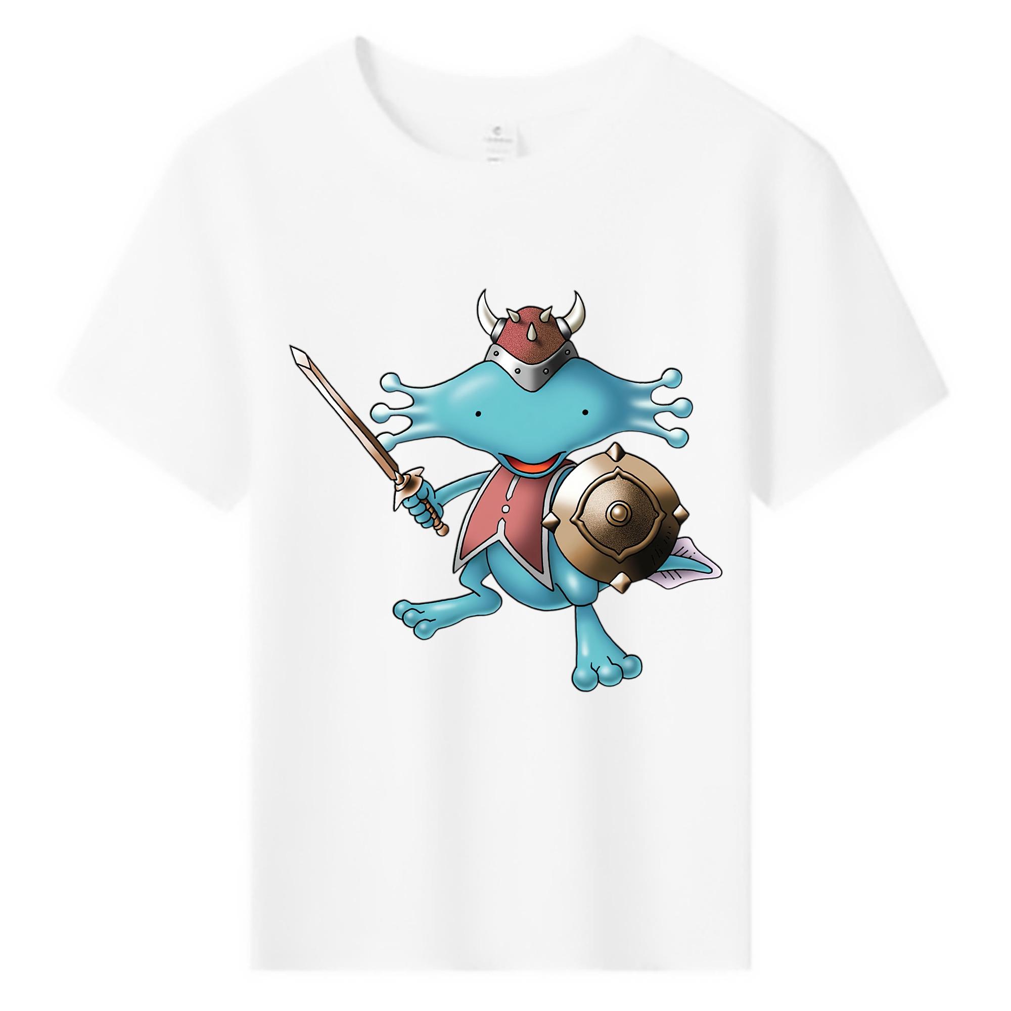 （画像用） ドラゴンクエスト Doragon Kuesuto Dragon Quest 綿100％キッズTシャツ（フロントプリント）