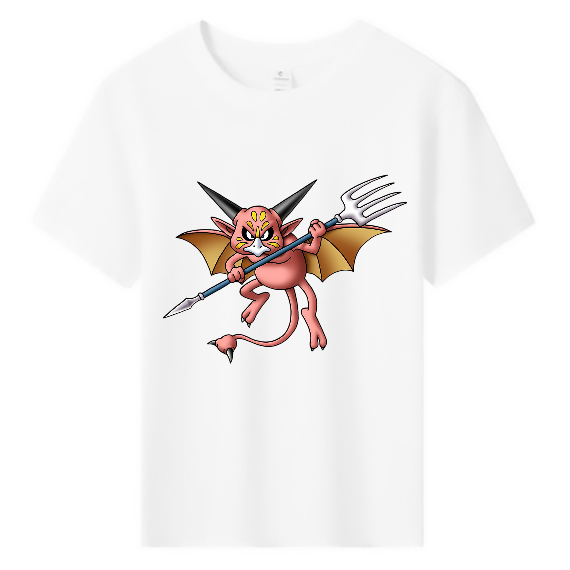 （画像用） ドラゴンクエスト Doragon Kuesuto Dragon Quest 綿100％キッズTシャツ（フロントプリント）