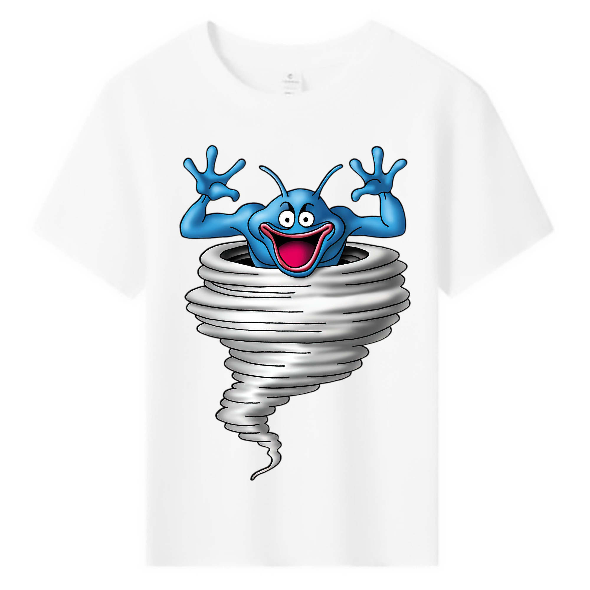 （画像用） ドラゴンクエスト Doragon Kuesuto Dragon Quest 綿100％キッズTシャツ（フロントプリント）