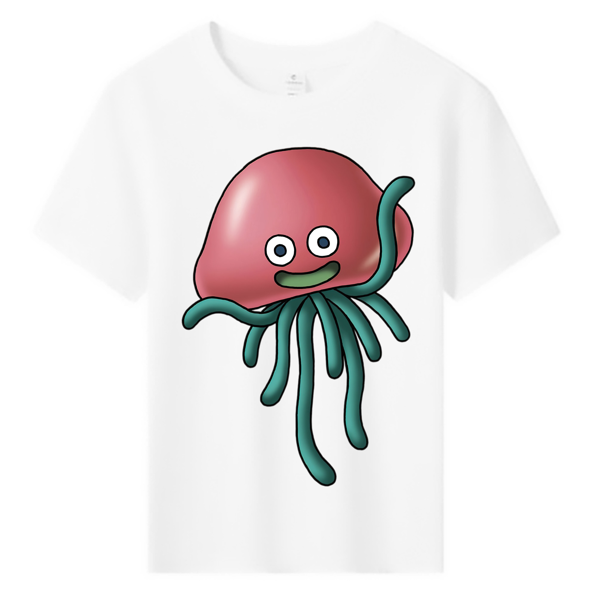 （画像用） ドラゴンクエスト Doragon Kuesuto Dragon Quest 綿100％キッズTシャツ（フロントプリント）