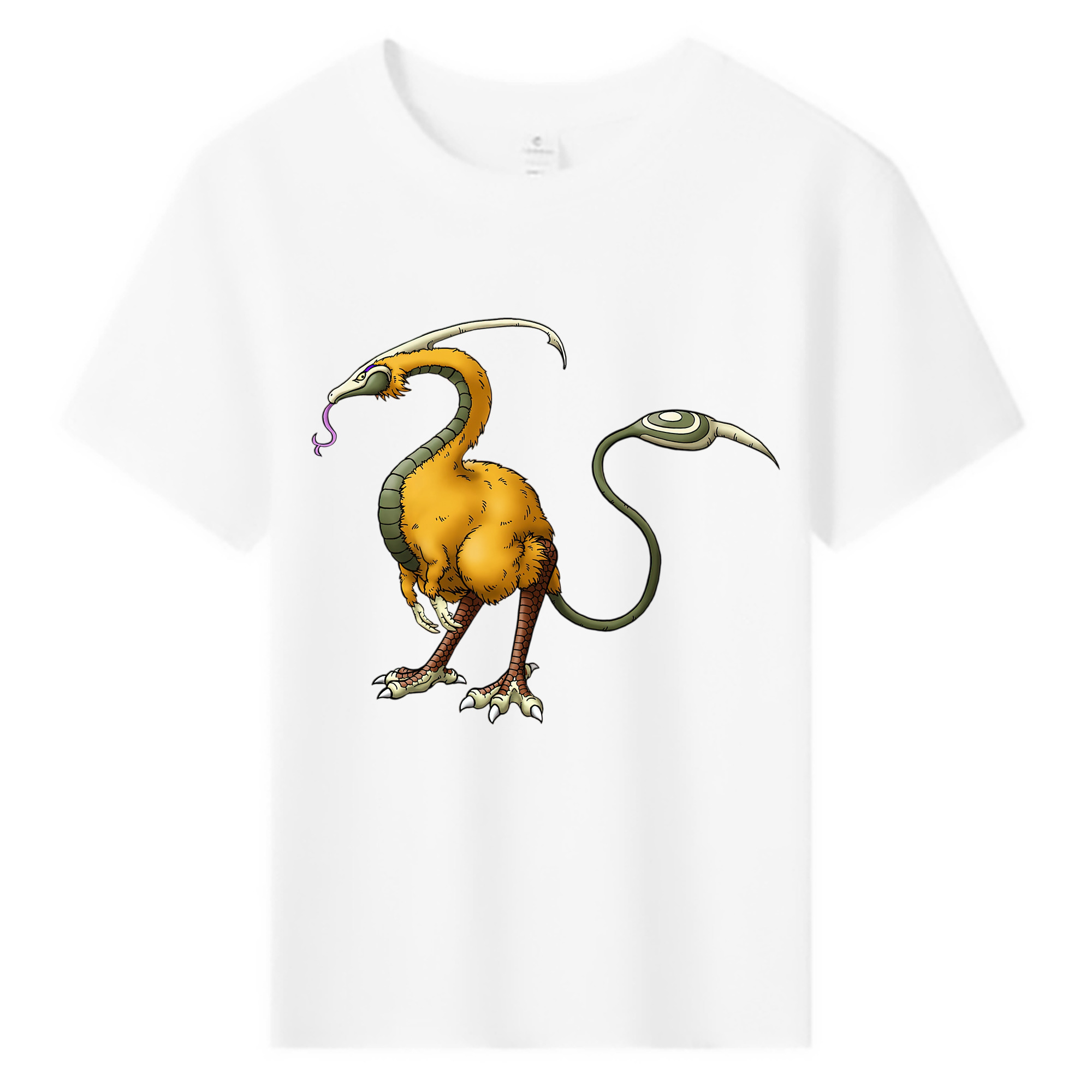 （画像用） ドラゴンクエスト Doragon Kuesuto Dragon Quest 綿100％キッズTシャツ（フロントプリント）