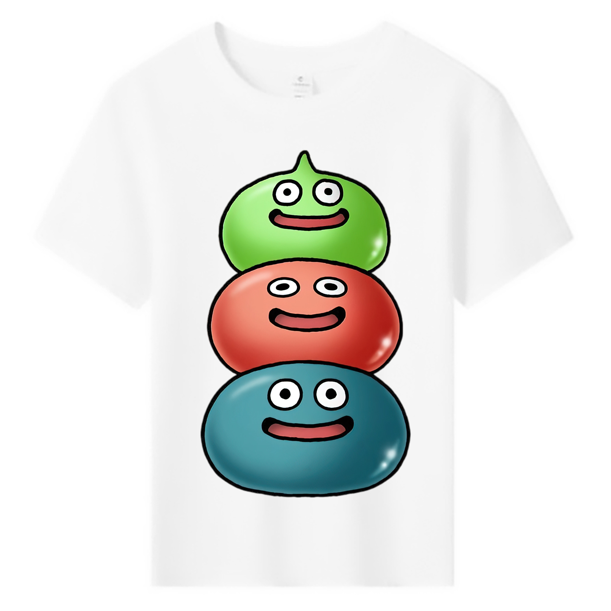 （画像用） ドラゴンクエスト Doragon Kuesuto Dragon Quest 綿100％キッズTシャツ（フロントプリント）