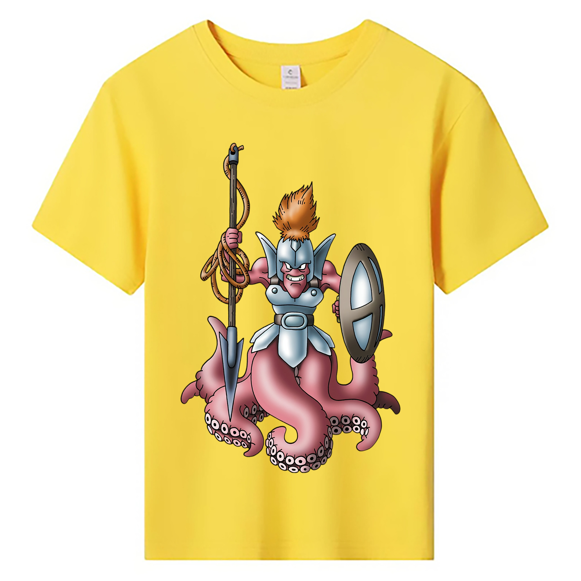 （画像用） ドラゴンクエスト Doragon Kuesuto Dragon Quest 綿100％キッズTシャツ（フロントプリント）