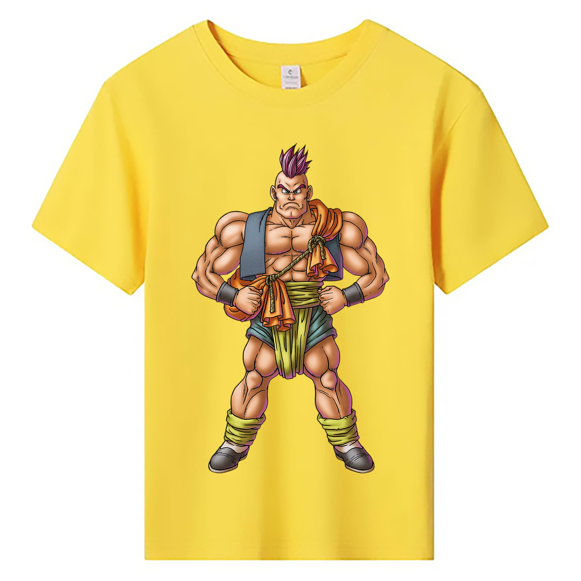 （画像用） ドラゴンクエスト Doragon Kuesuto Dragon Quest 綿100％キッズTシャツ（フロントプリント）