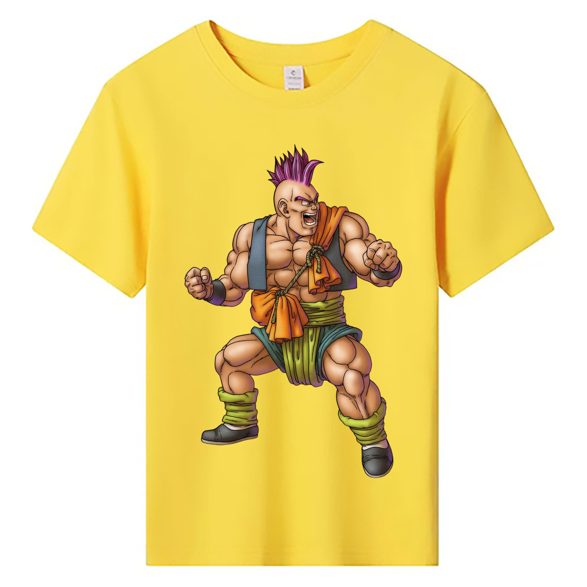 （画像用） ドラゴンクエスト Doragon Kuesuto Dragon Quest 綿100％キッズTシャツ（フロントプリント）