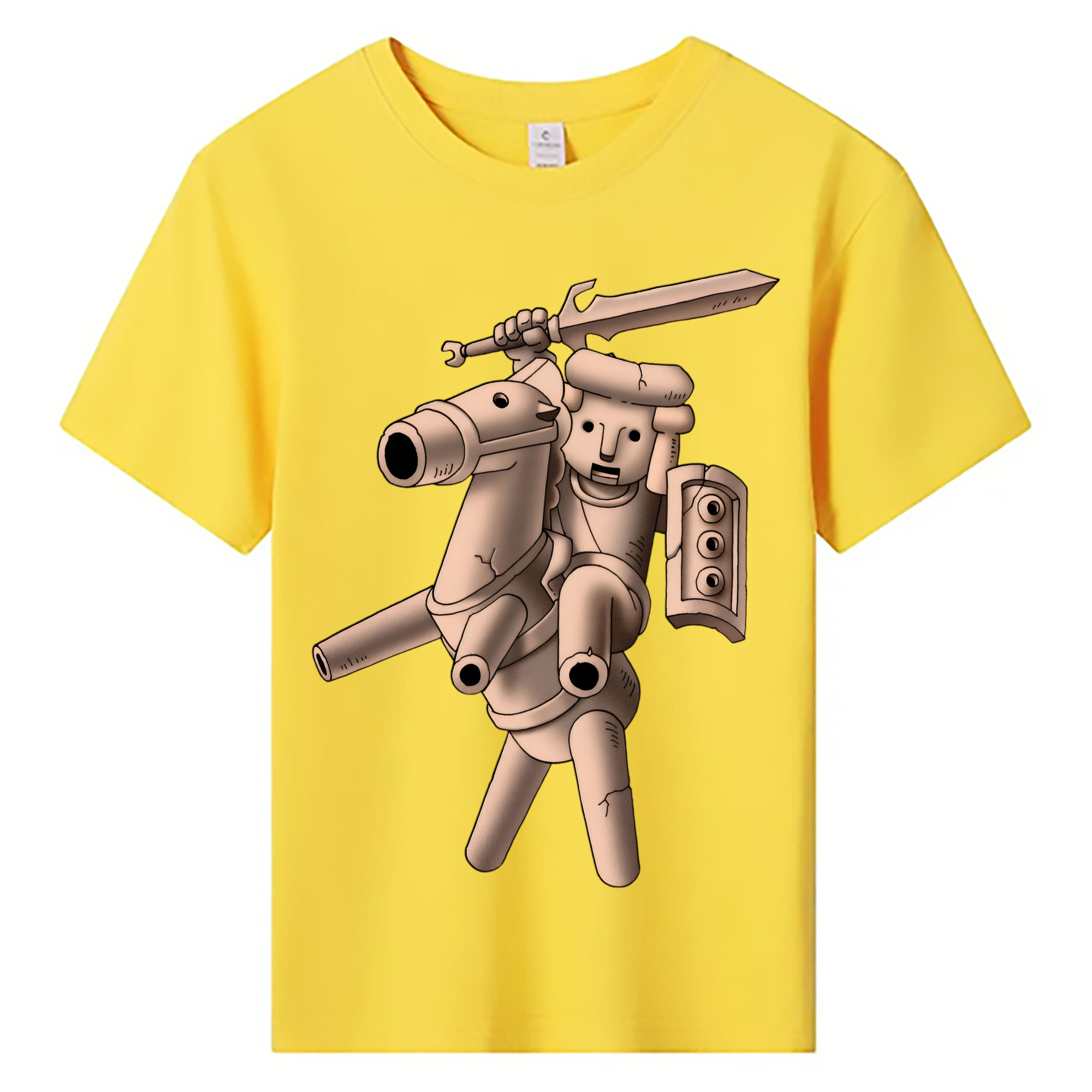 （画像用） ドラゴンクエスト Doragon Kuesuto Dragon Quest 綿100％キッズTシャツ（フロントプリント）